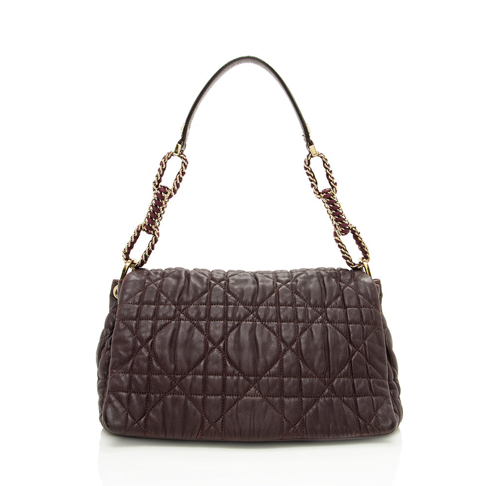 Dior Shoulder Bag Shf Lambskin Large Flap