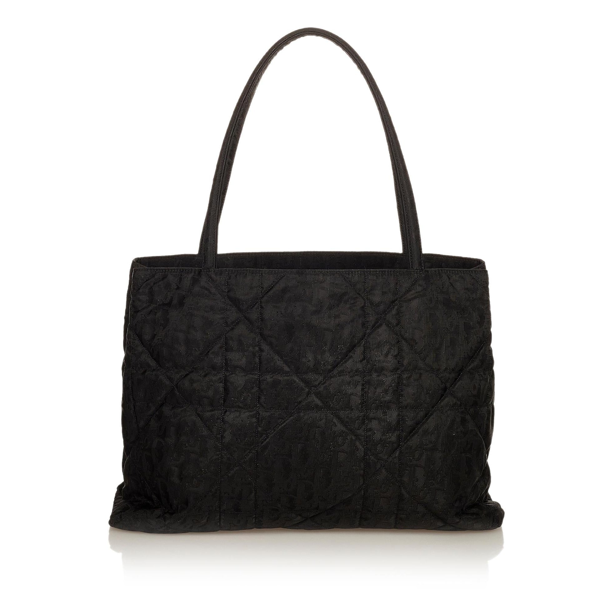 Dior Cannage Handbag Shg Nylon Satchel Bag
