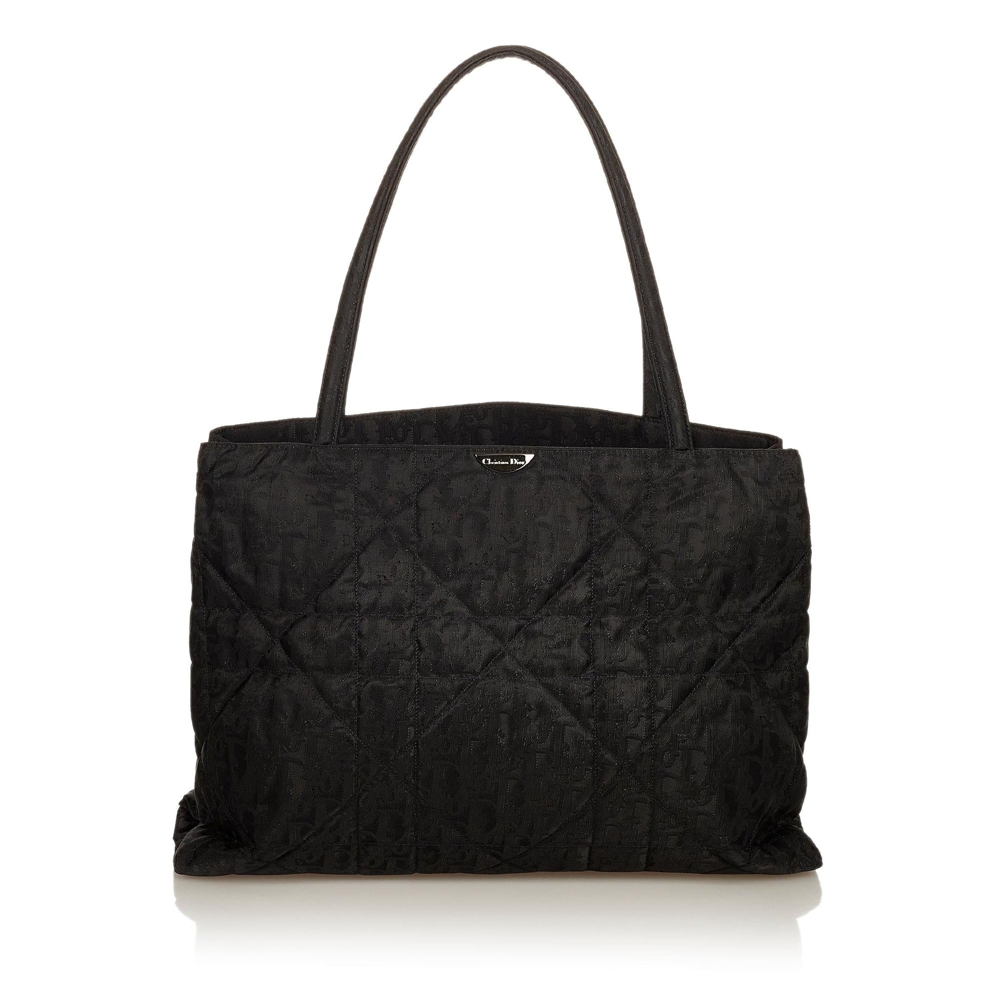 Dior Cannage Handbag Shg Nylon Satchel Bag