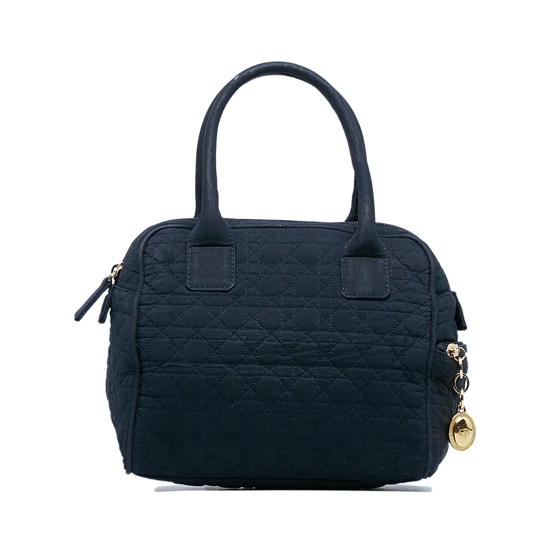 Dior Cannage Handbag Shg Tl0Agd Nylon Satchel Bag
