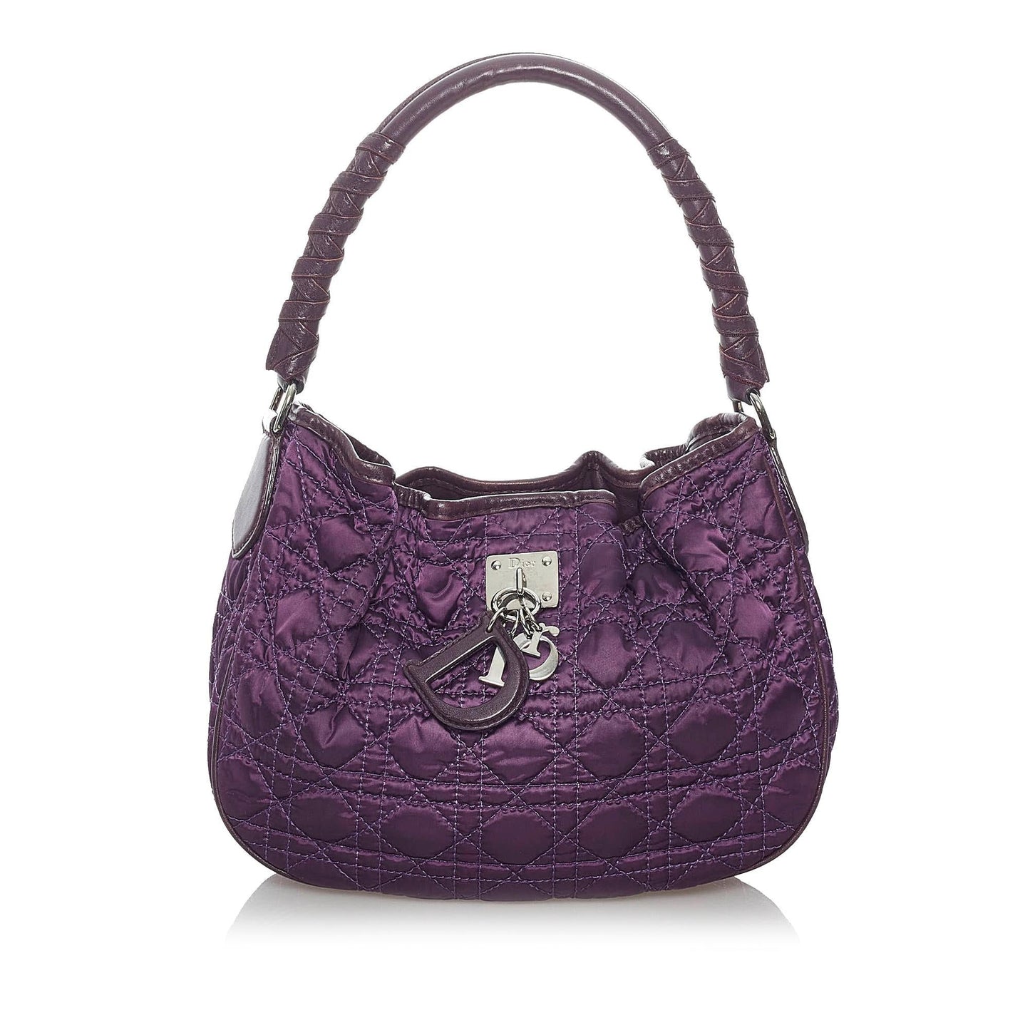 Dior Cannage Hobo Bag Shg Nylon Shoulder Bag