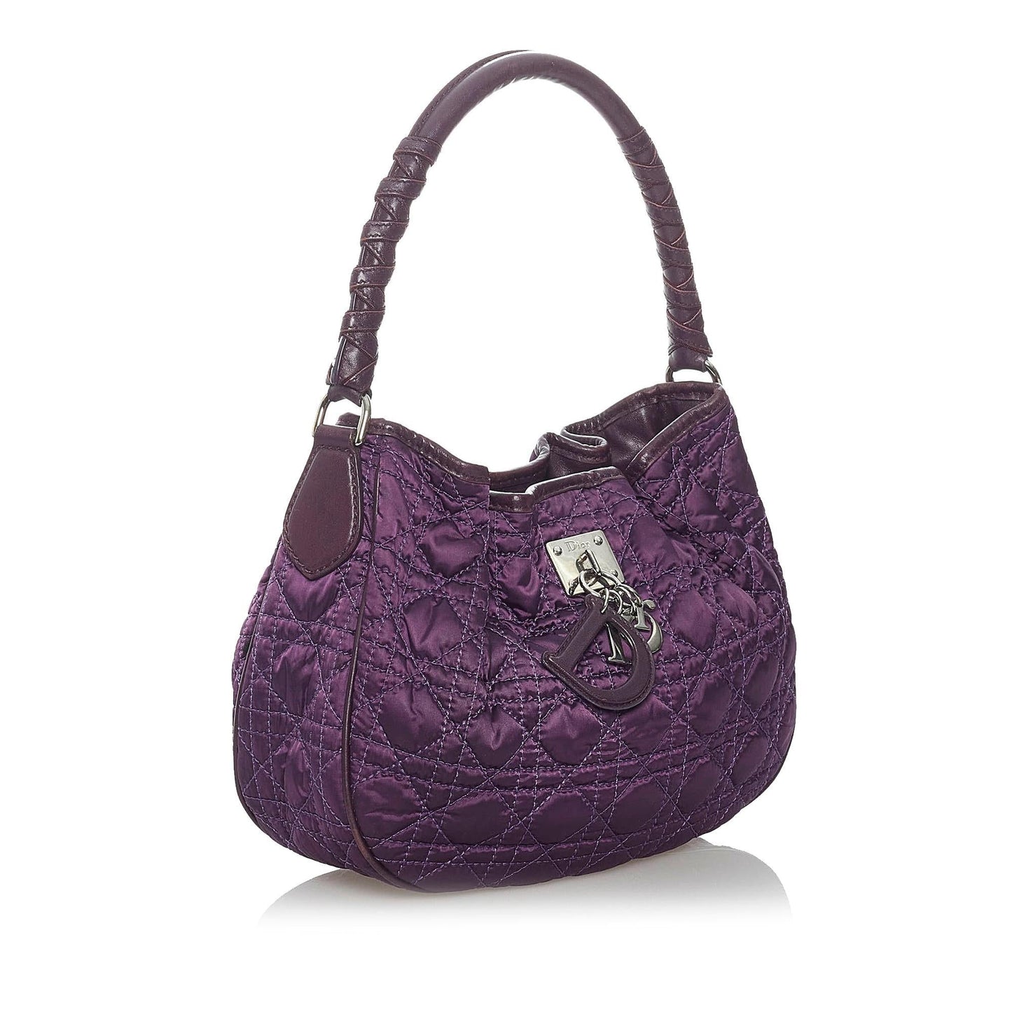 Dior Cannage Hobo Bag Shg Nylon Shoulder Bag
