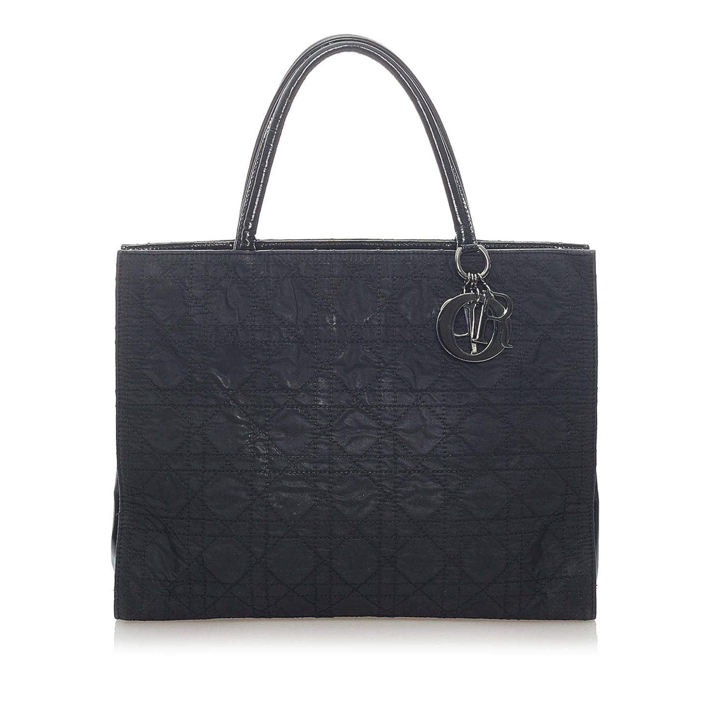 Dior Cannage Shopper Tote Bag Shg Nylon