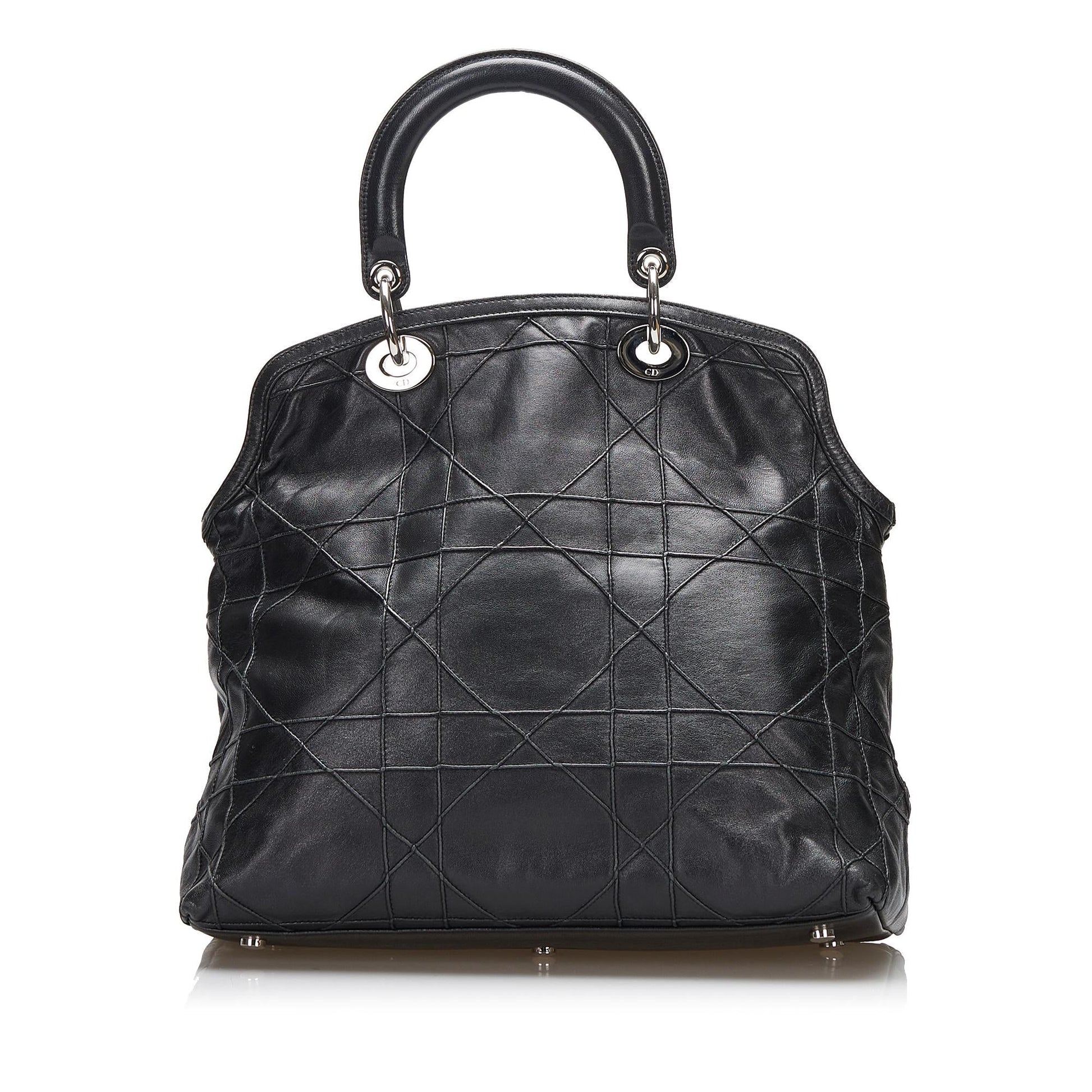 Dior Cannage Polochon Granville Shg Ptelll Satchel Bag