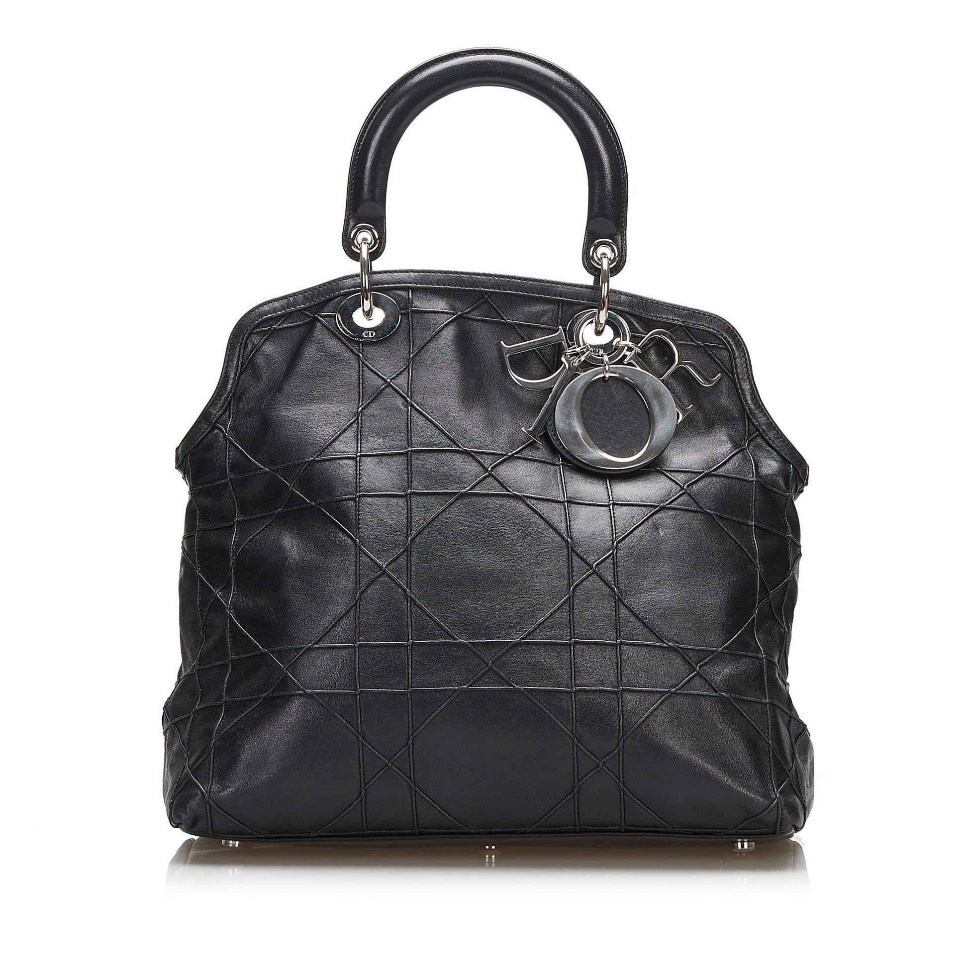 Dior Cannage Polochon Granville Shg Ptelll Satchel Bag