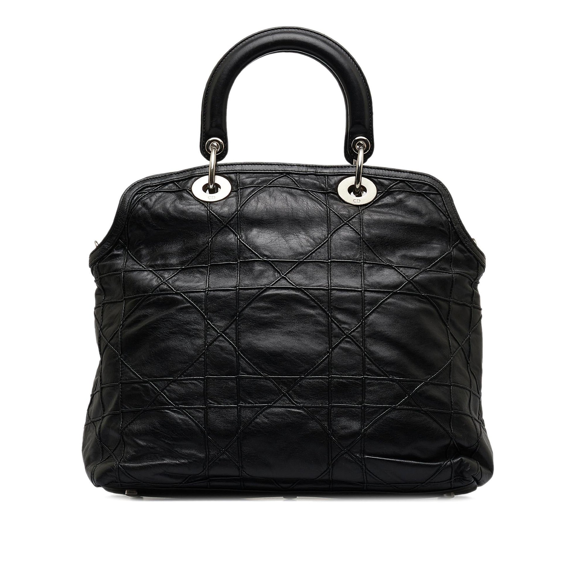 Dior Cannage Polochon Granville Shg Eaw0Jw Satchel Bag
