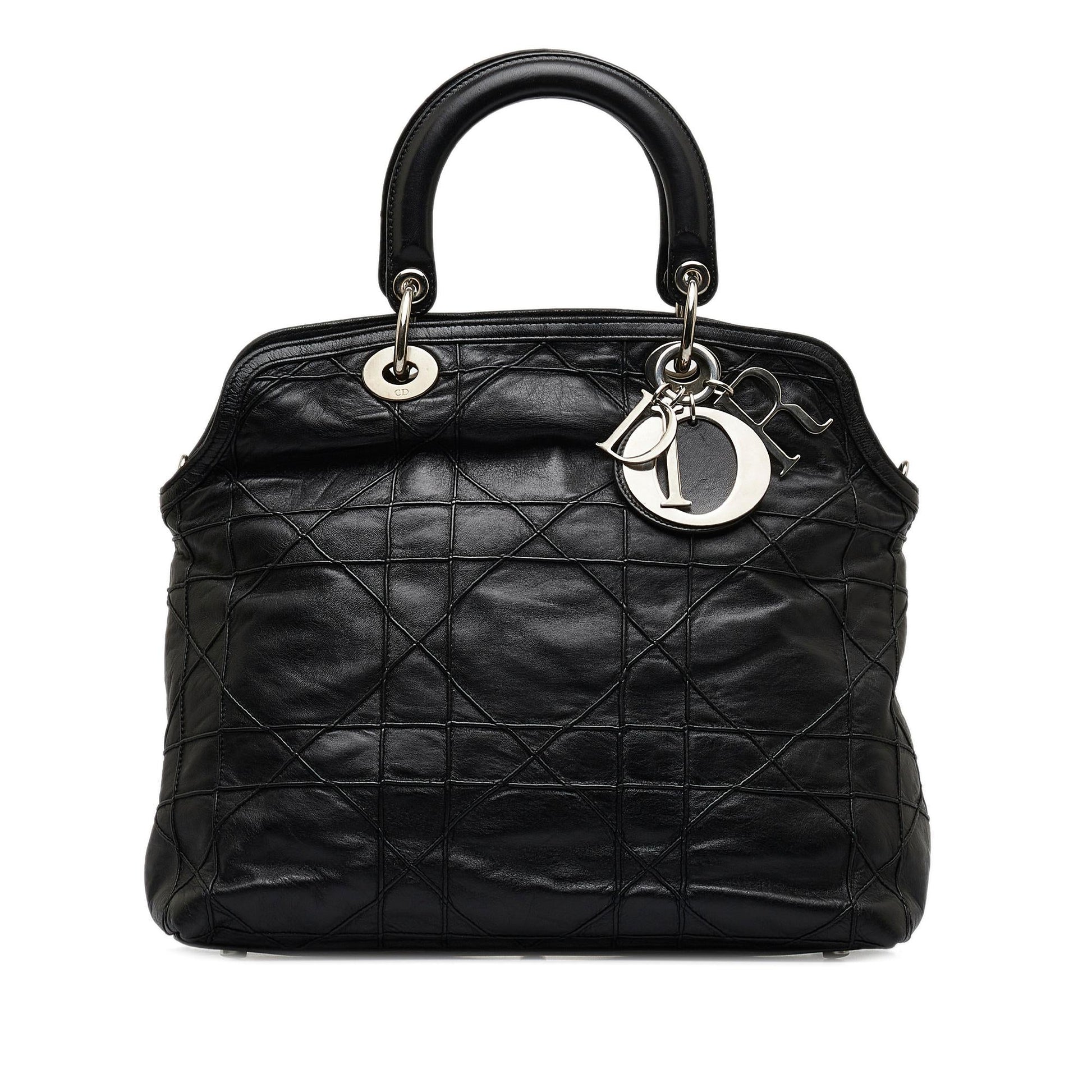 Dior Cannage Polochon Granville Shg Eaw0Jw Satchel Bag