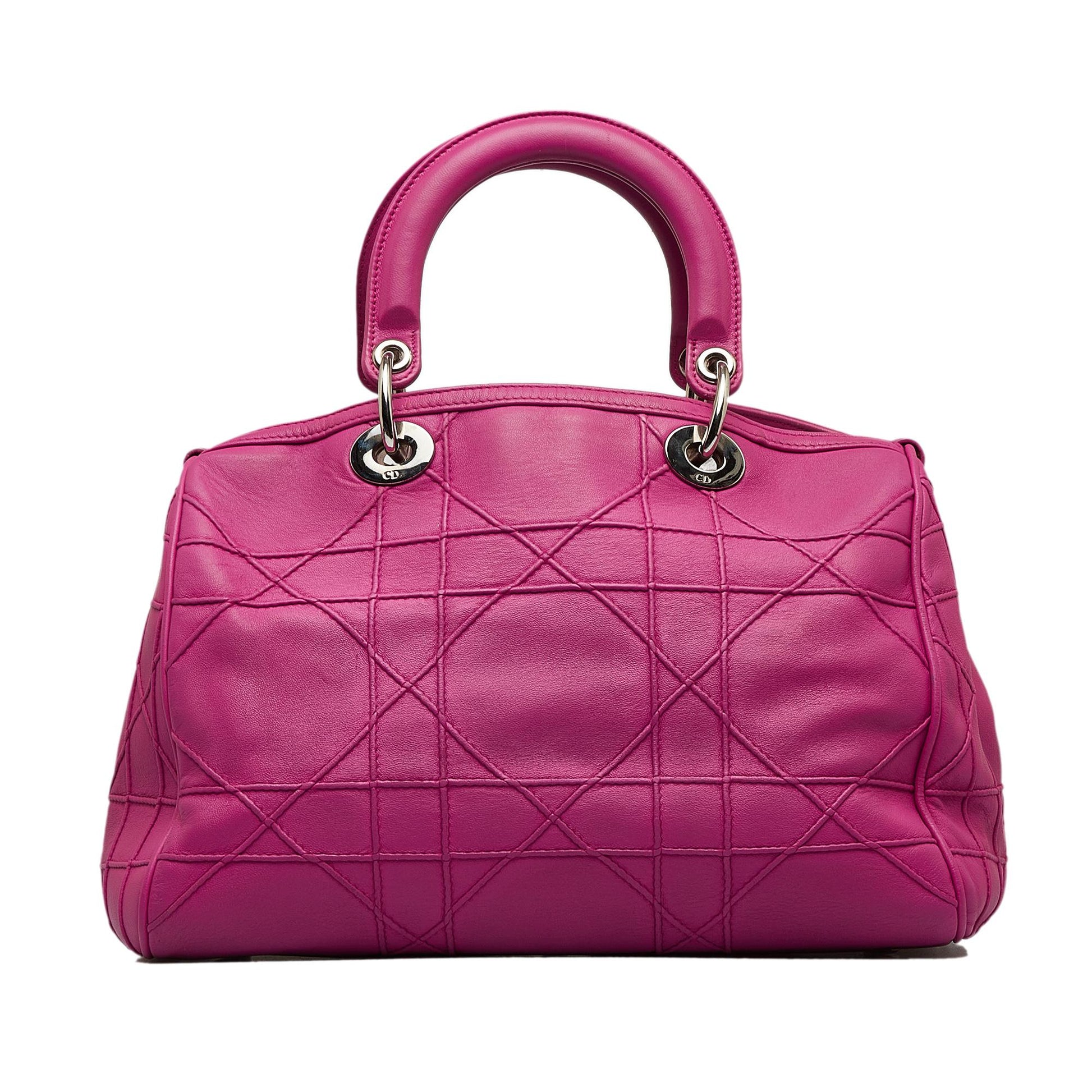Dior Cannage Polochon Granville Shg 26Vckn Satchel Bag