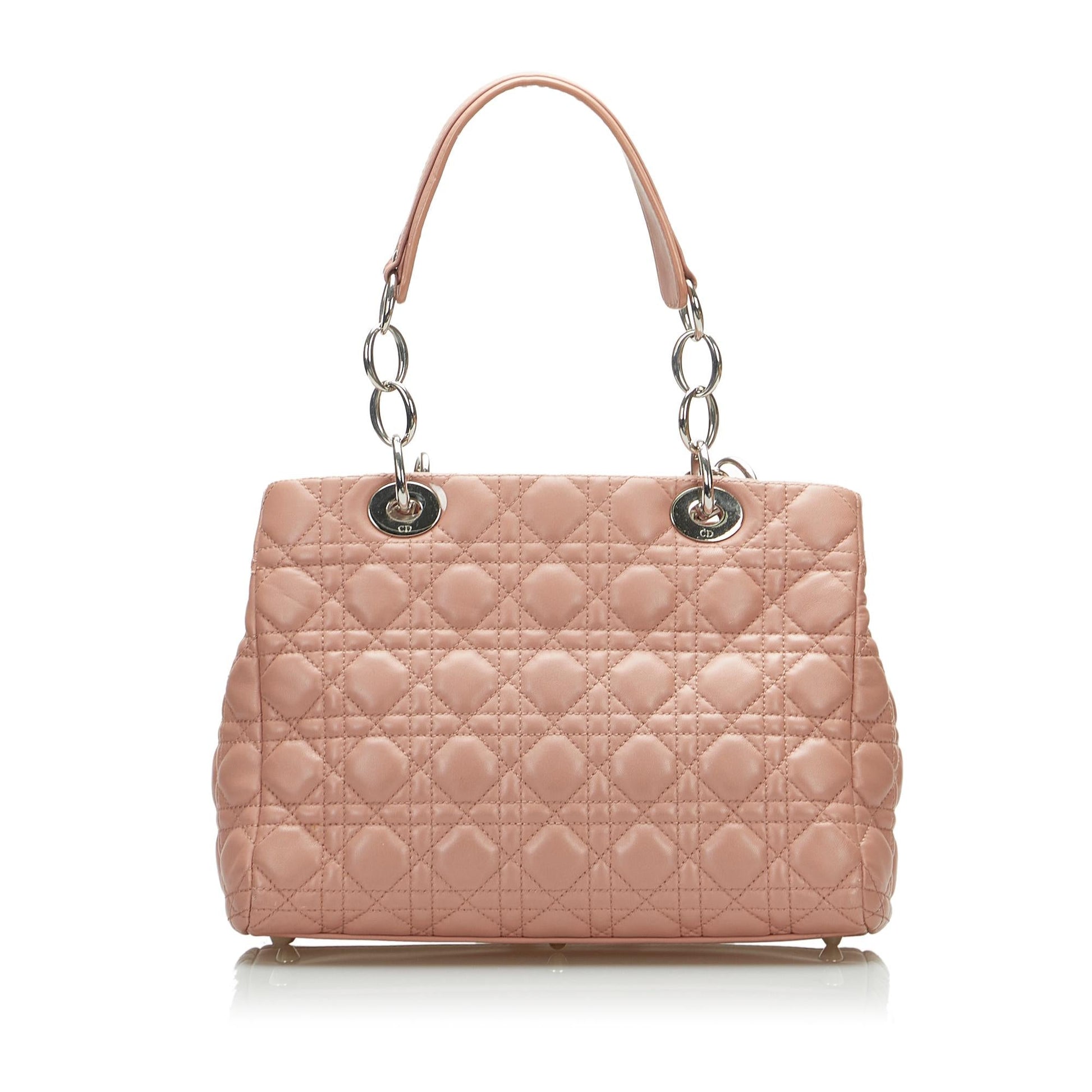 Dior Cannage Soft Shopper Shg Drgtgy Tote Bag