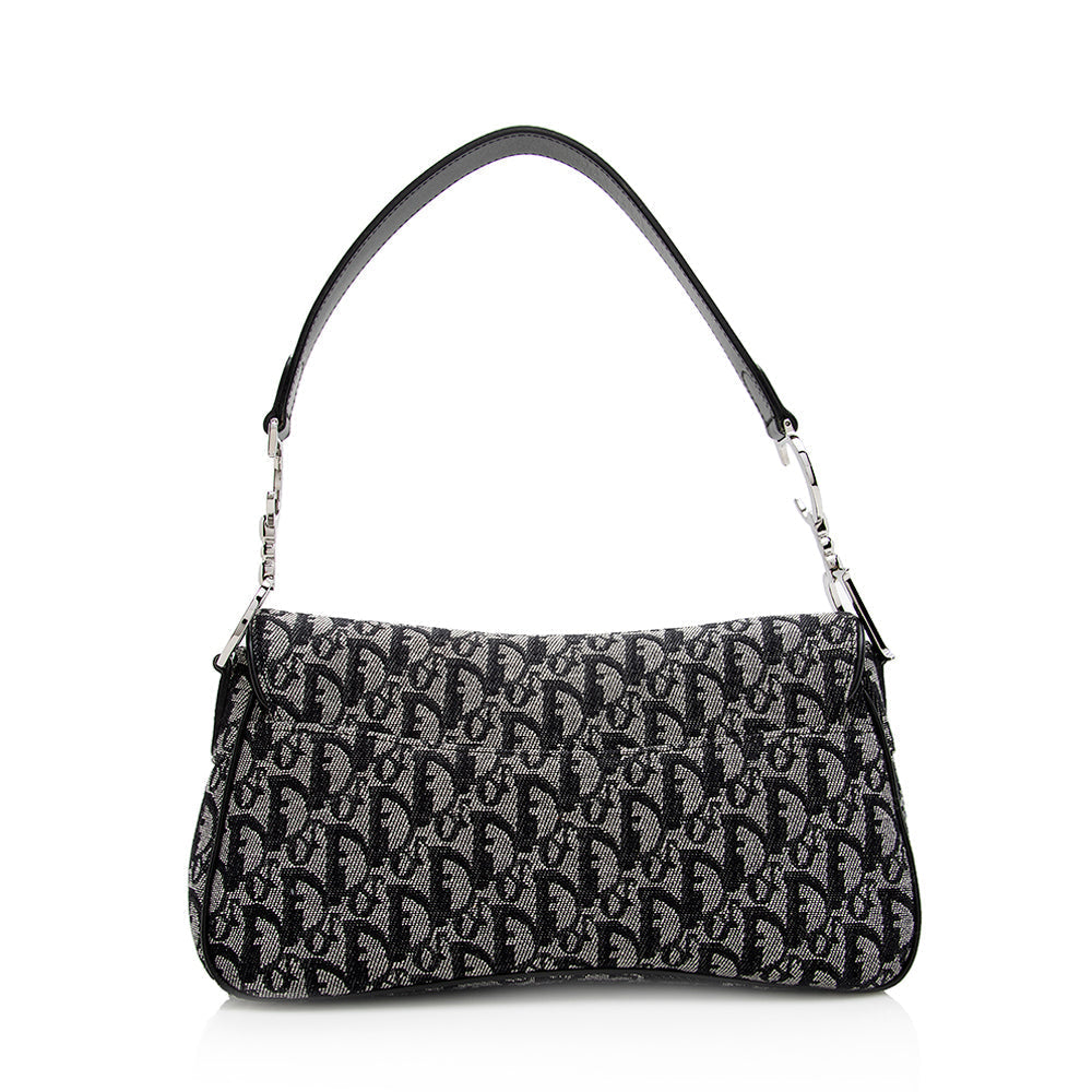 Dior Double Saddle Shoulder Bag Shf Canvas Logo Bag Shf 21032