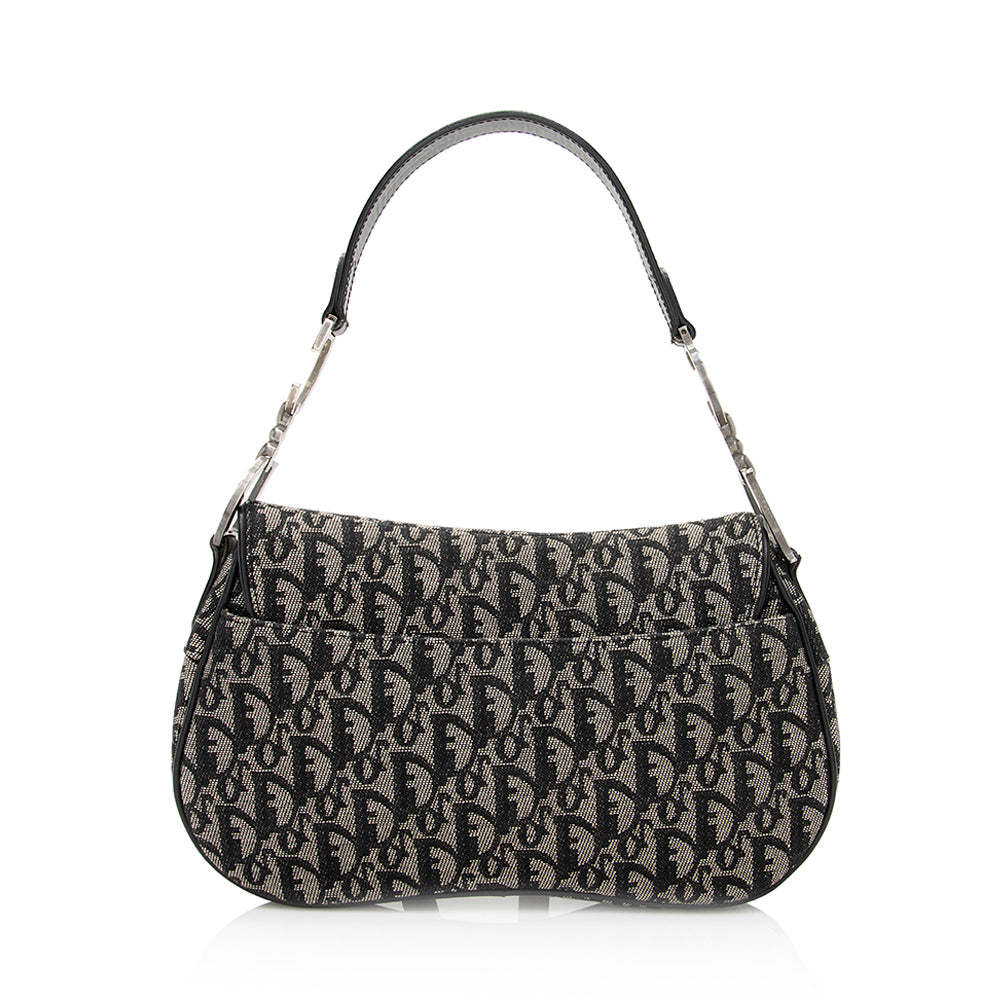 Dior Double Saddle Shoulder Bag Shf Canvas Logo Bag Shf 21000