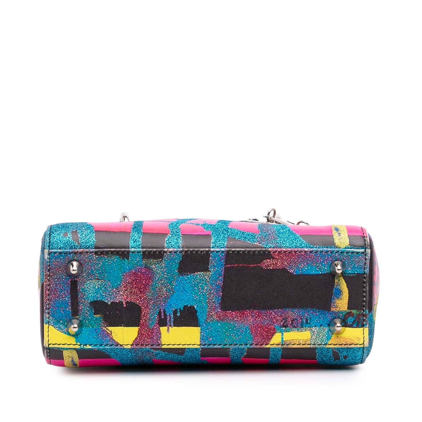 Dior Chris Martin Calfskin Lady Satchel Bag Small