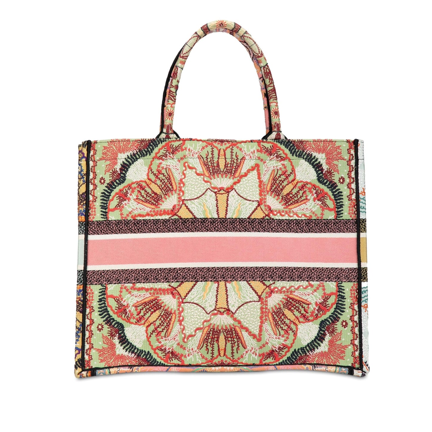 Dior Cruise Lights Book Tote Shg Fqztod Canvas Multicolor Large Tote Bag