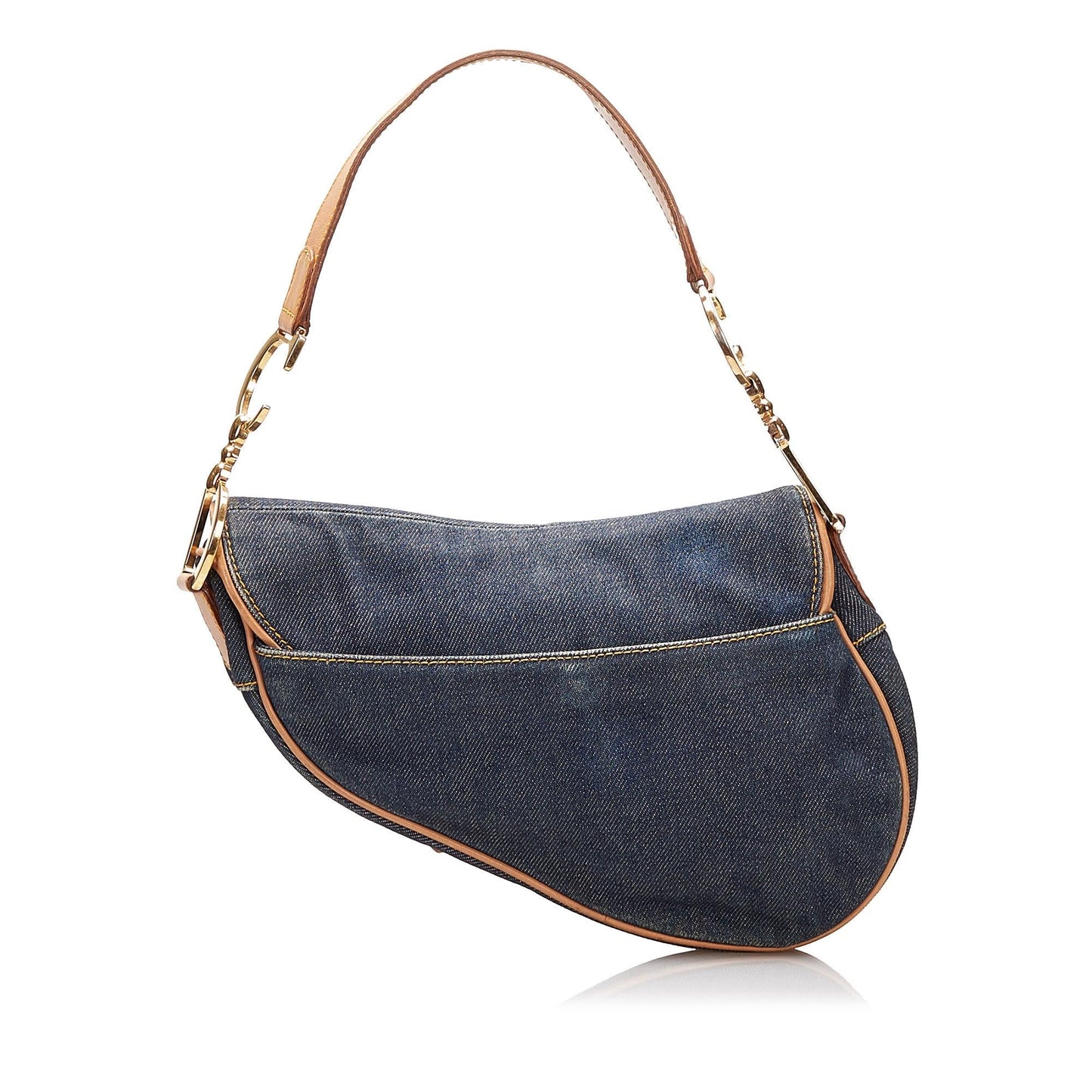 Dior Saddle Bag Shg Denim Travel Bag