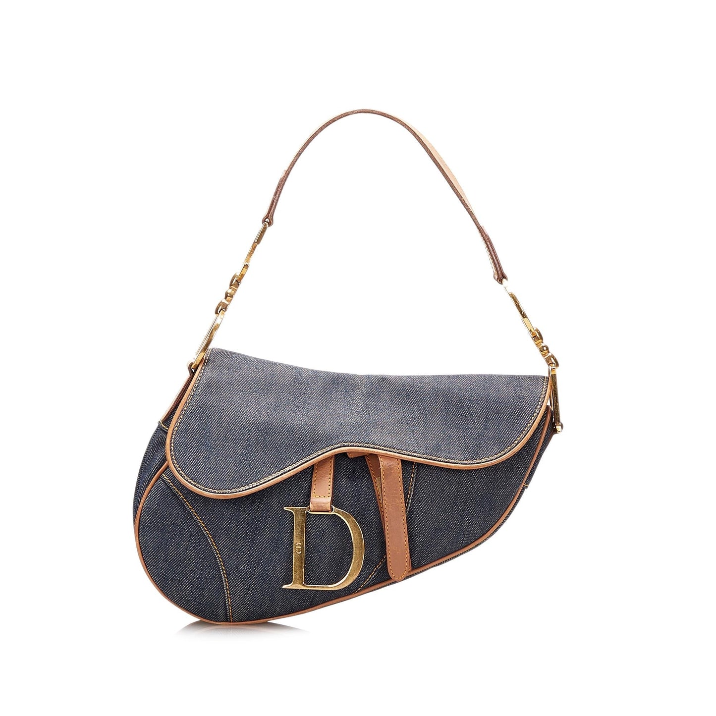 Dior Saddle Bag Shg Denim Travel Bag Bag Shg 35483