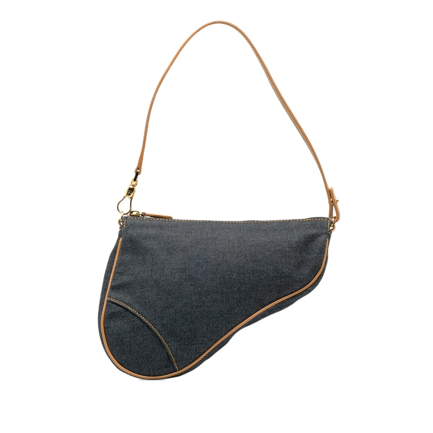 Dior Saddle Pochette Shoulder Bag Denim