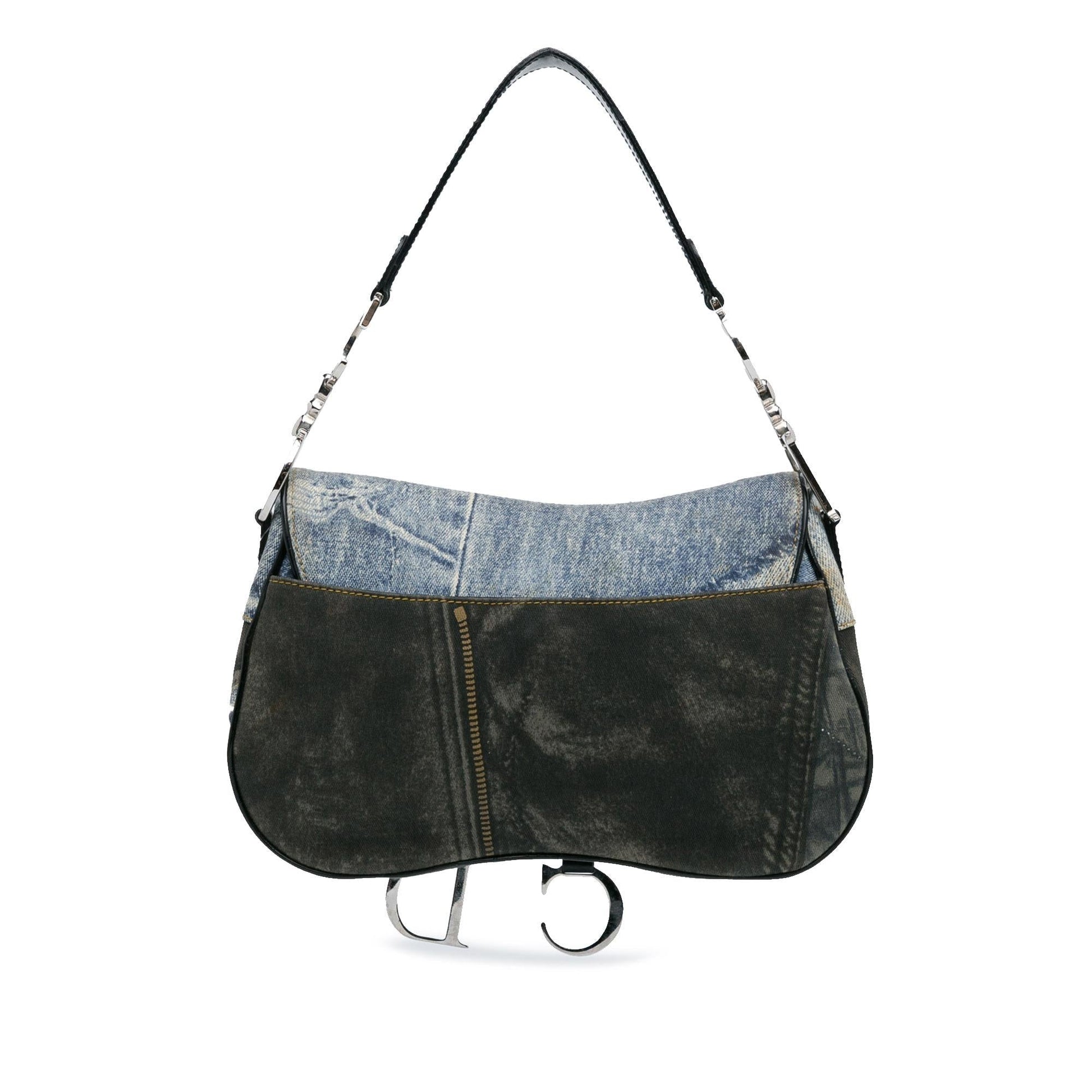 Dior Speedway Double Saddle Shoulder Bag Shg Ximb05 Denim
