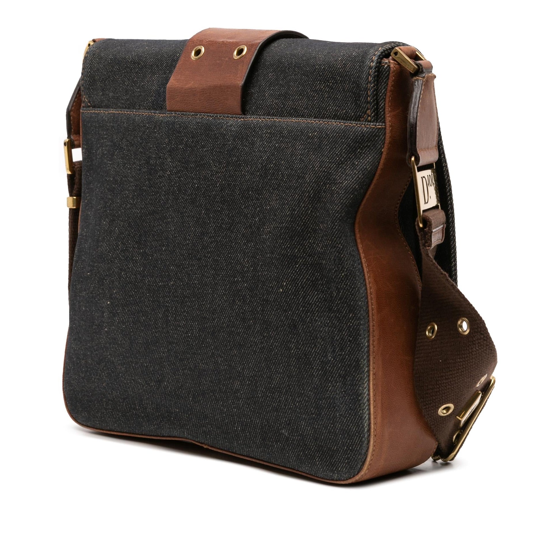 Dior Street Chic Crossbody Denim Crossbody Bag