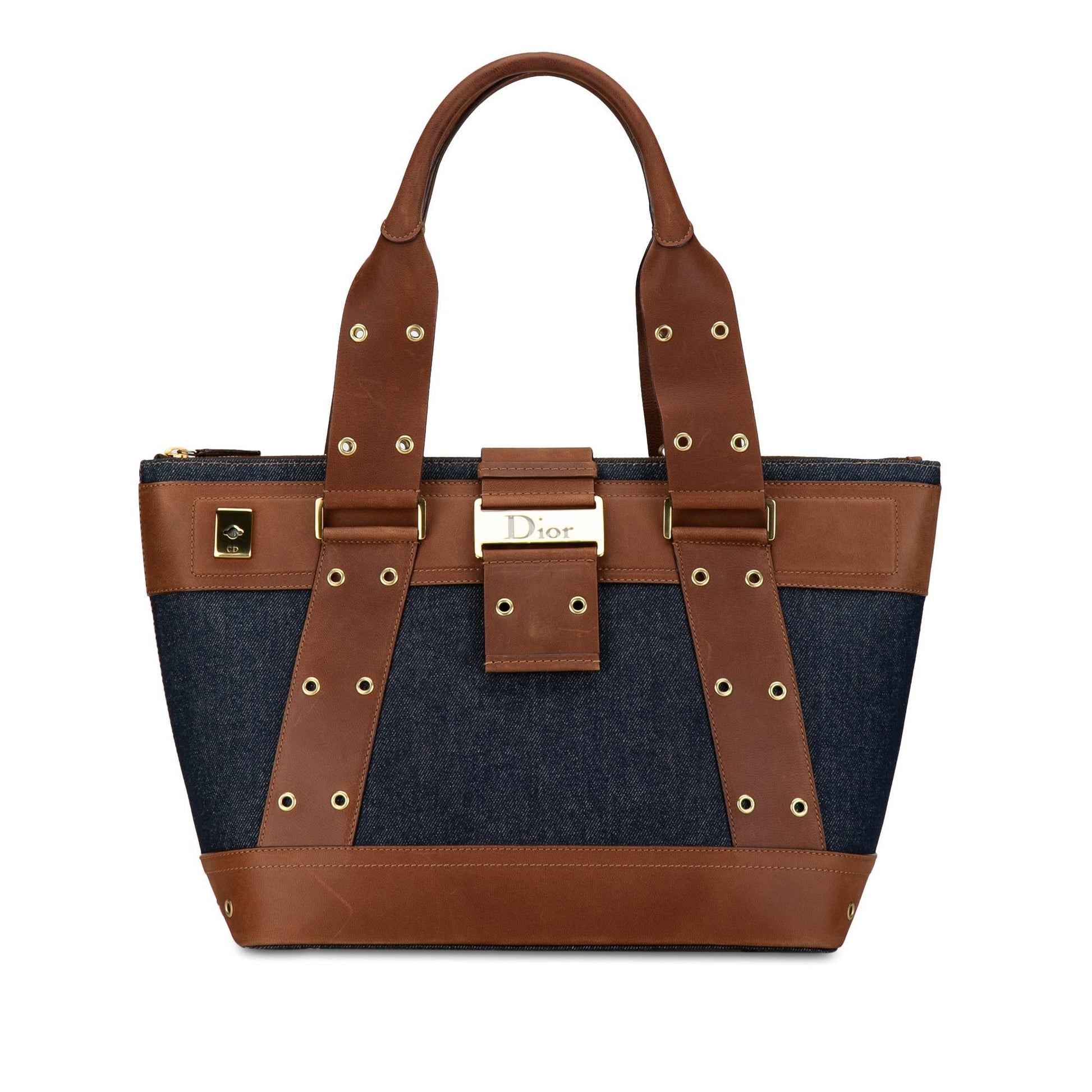 Dior Street Chic Tote Shg Hvyyma Denim Tote Bag