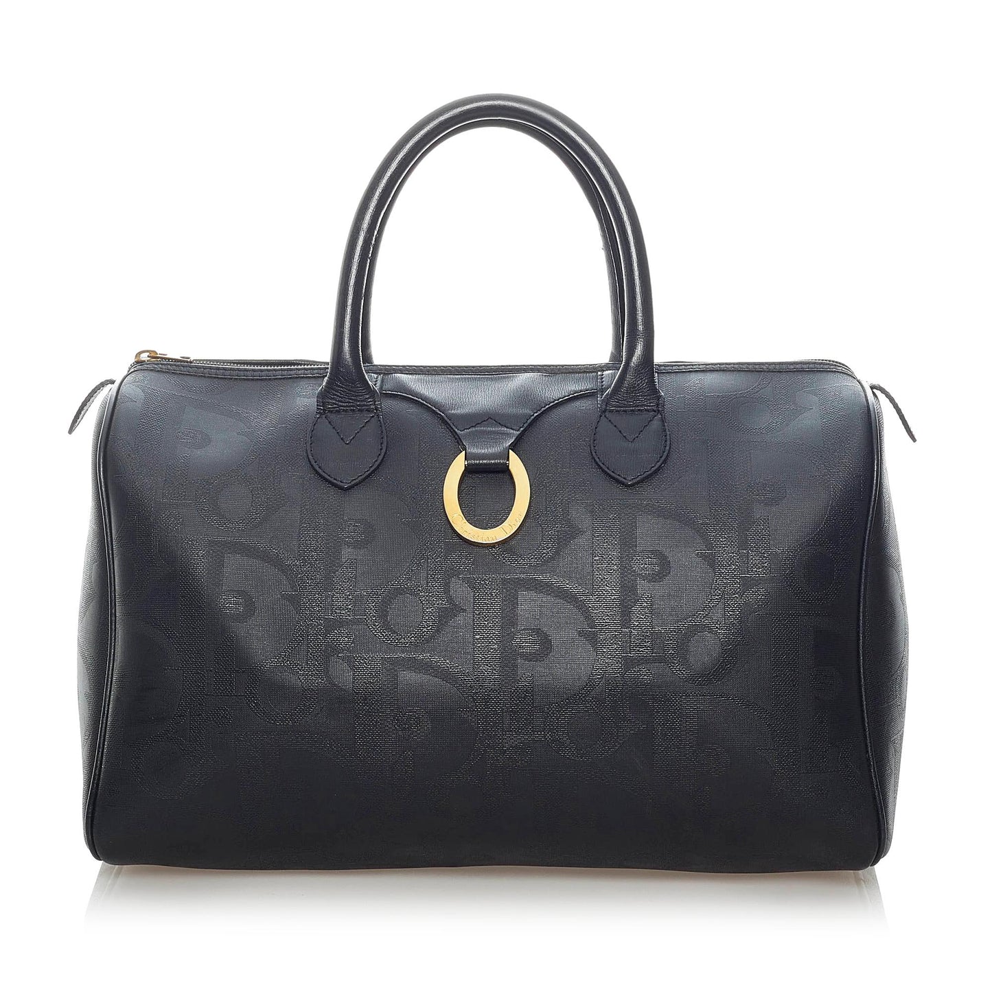 Dior Oblique Boston Bag Shg Satchel Bag