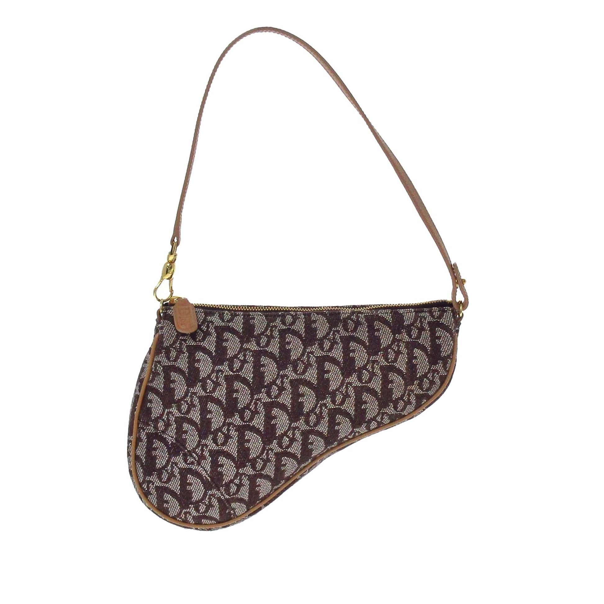Dior Oblique Saddle Shg Handbag Canvas Travel Bag Saddle Shg 34317