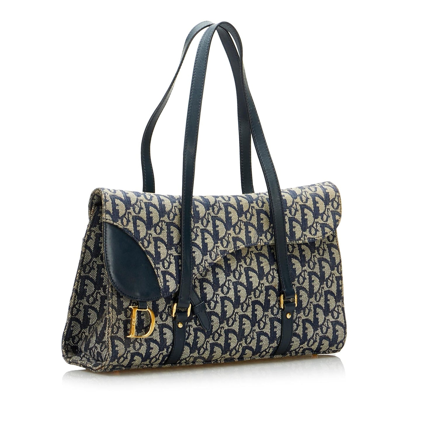 Dior Oblique Double Saddle Shoulder Bag Shg Hd0Jmb
