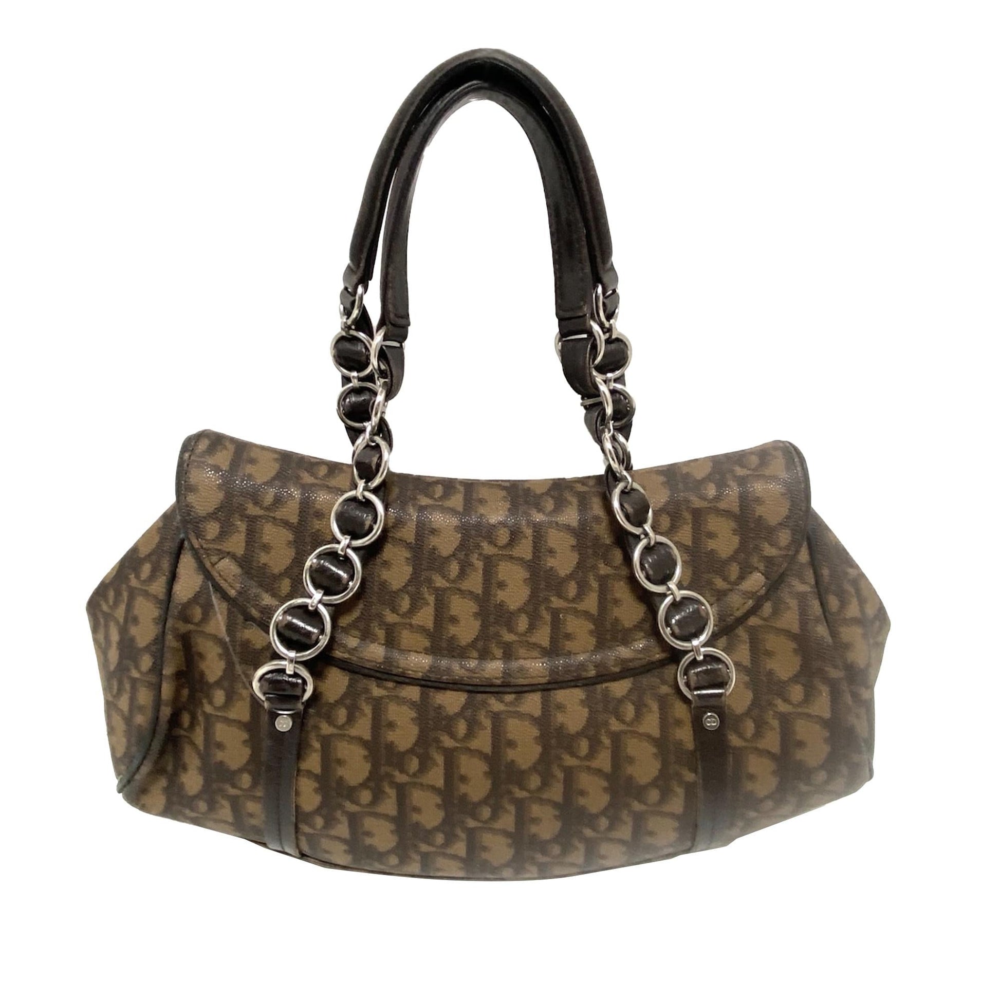 Dior Oblique Romantique Handbag Shg Ujzdlp Satchel Bag