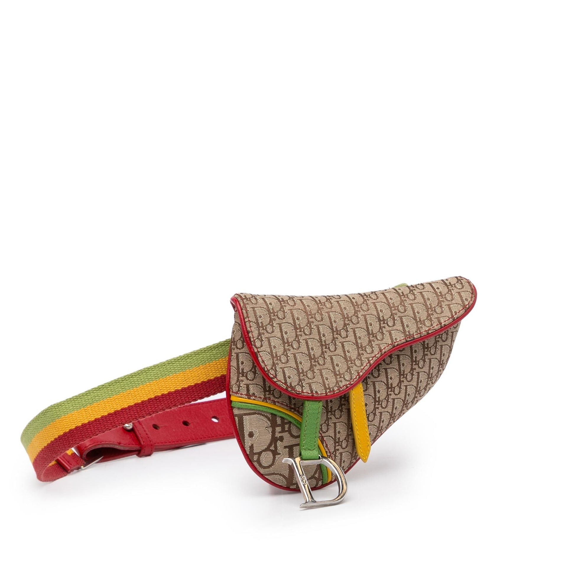 Dior Oblique Saddle Rasta Belt Bag Shg Mmitq4