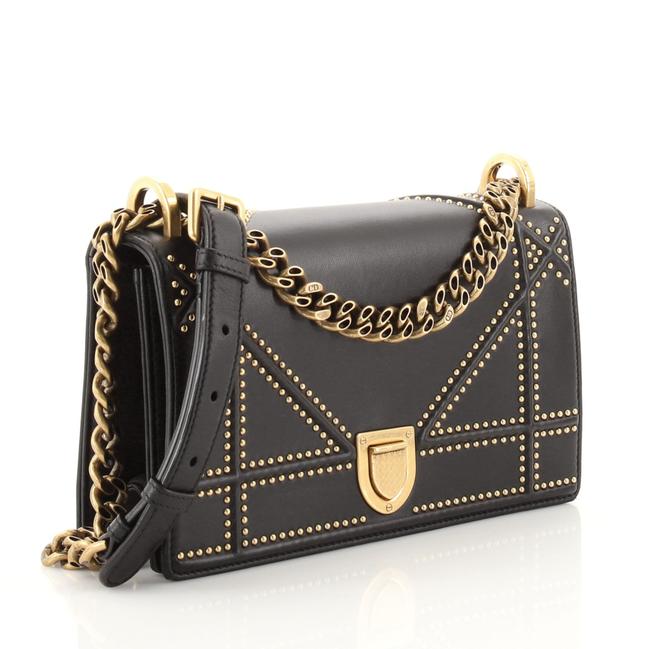 Dior ama Studded Bag Medium Flap Travel Bag