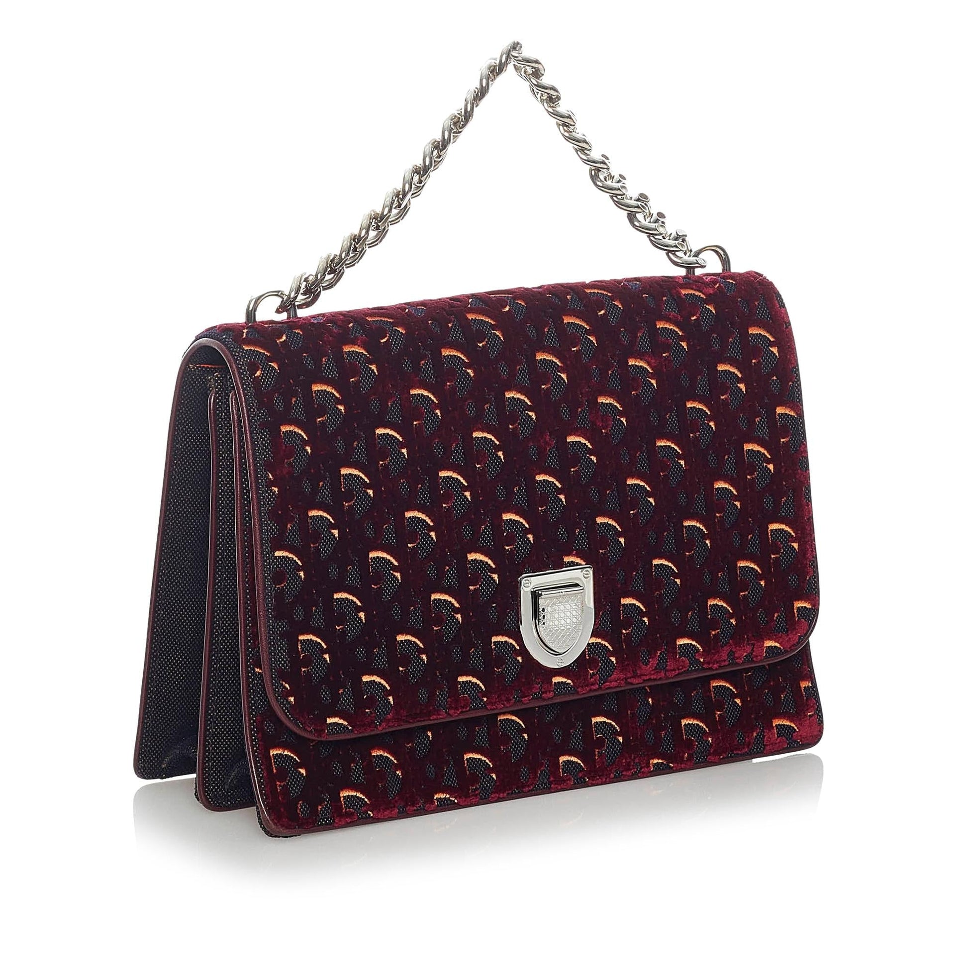 Dior ama Velvet Satchel Shg Satchel Bag