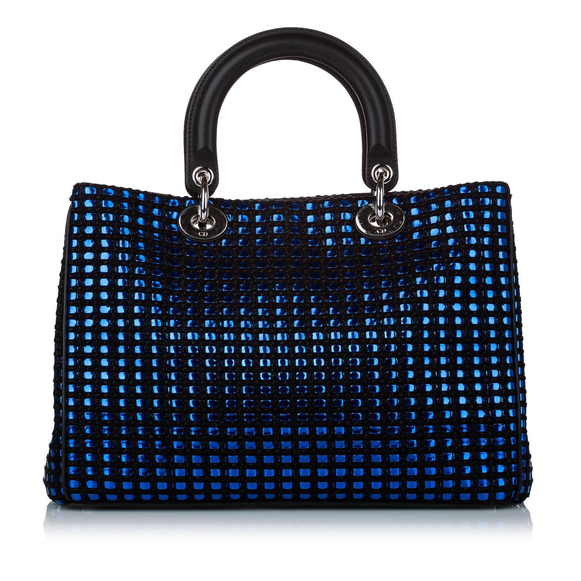 Dior issimo Patchwork Metallic Tweed Satchel Shg Satchel Bag