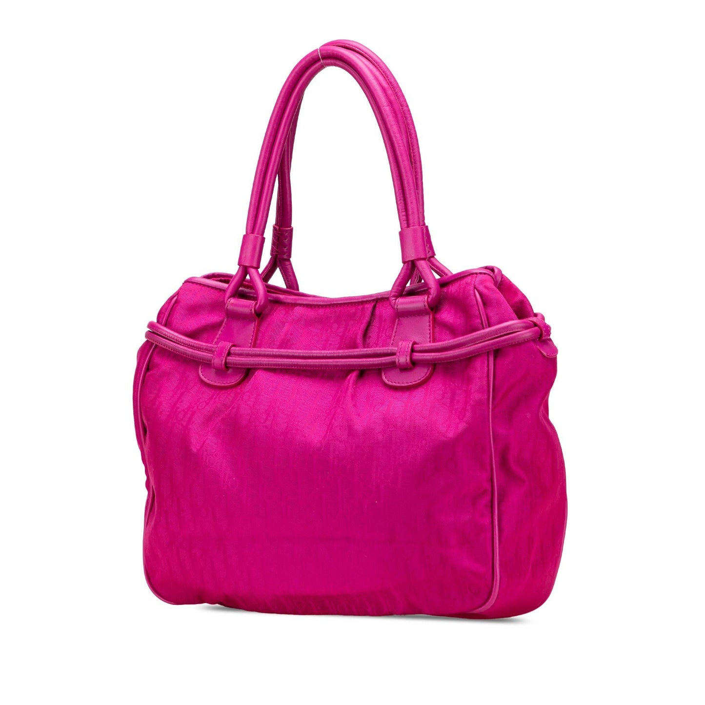 Dior issimo Trotter Bow Tote Canvas Tote Bag