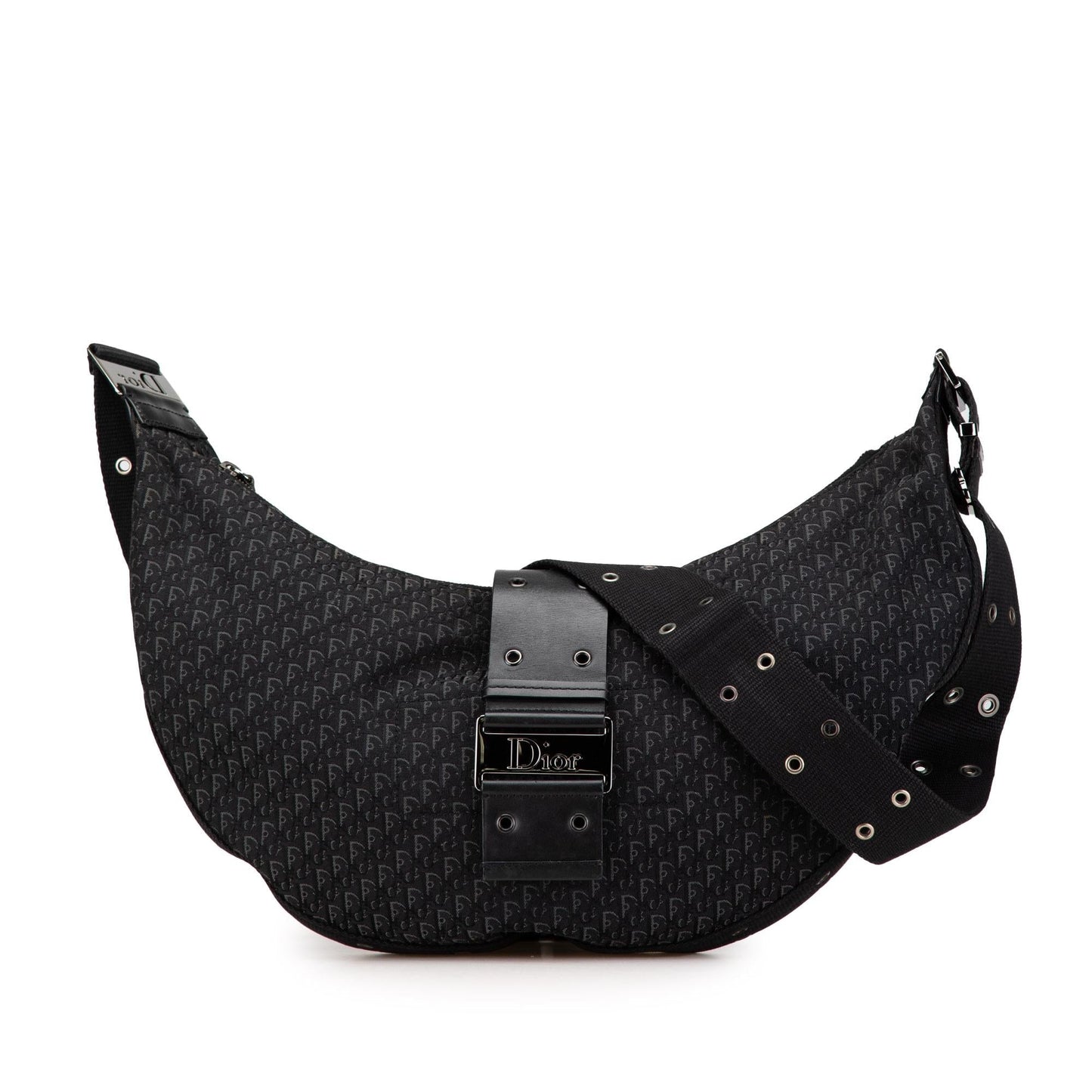 Dior issimo Trotter Street Chic Hobo Canvas Shoulder Bag