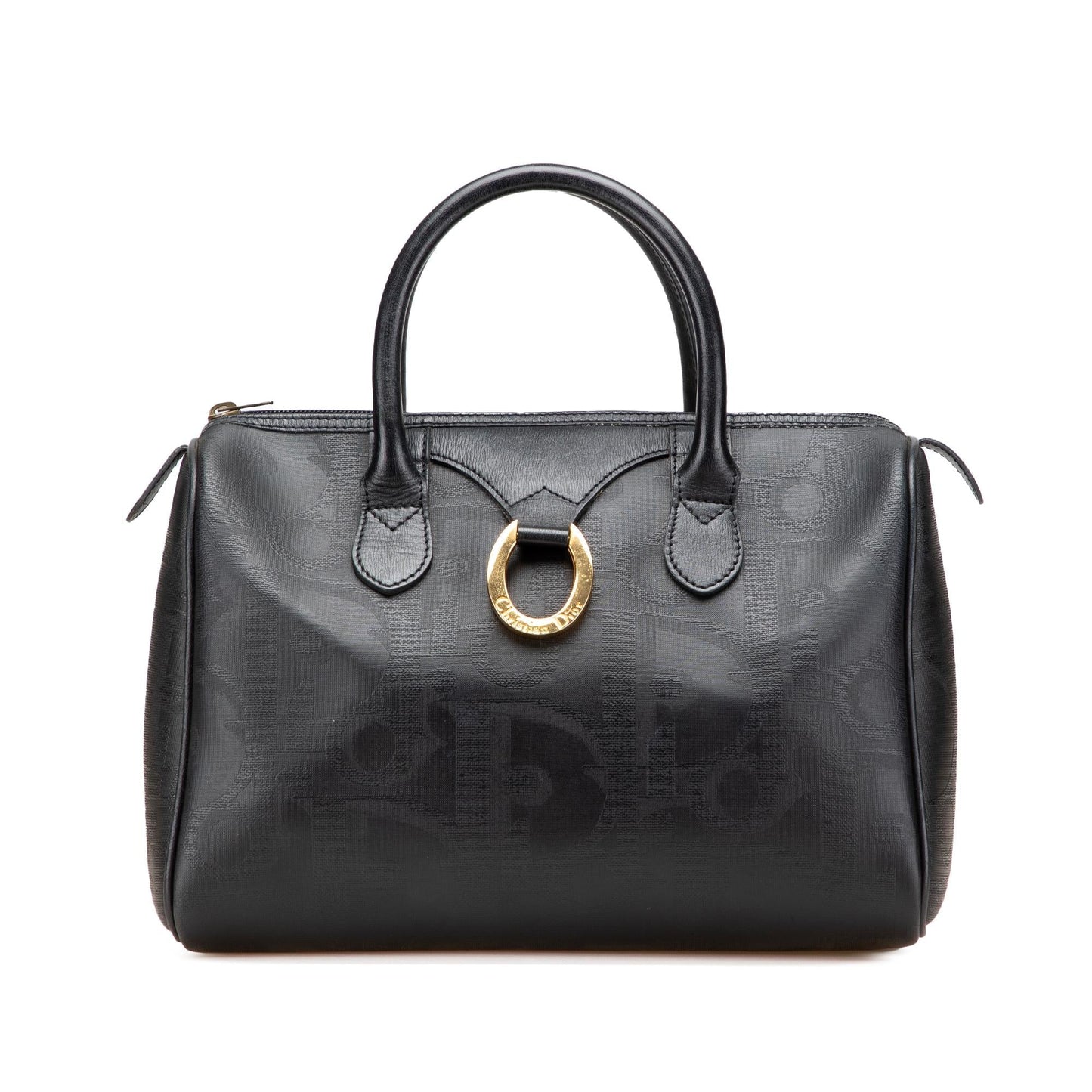 Dior issimo Trotter Coated Boston Bag Canvas Satchel Bag