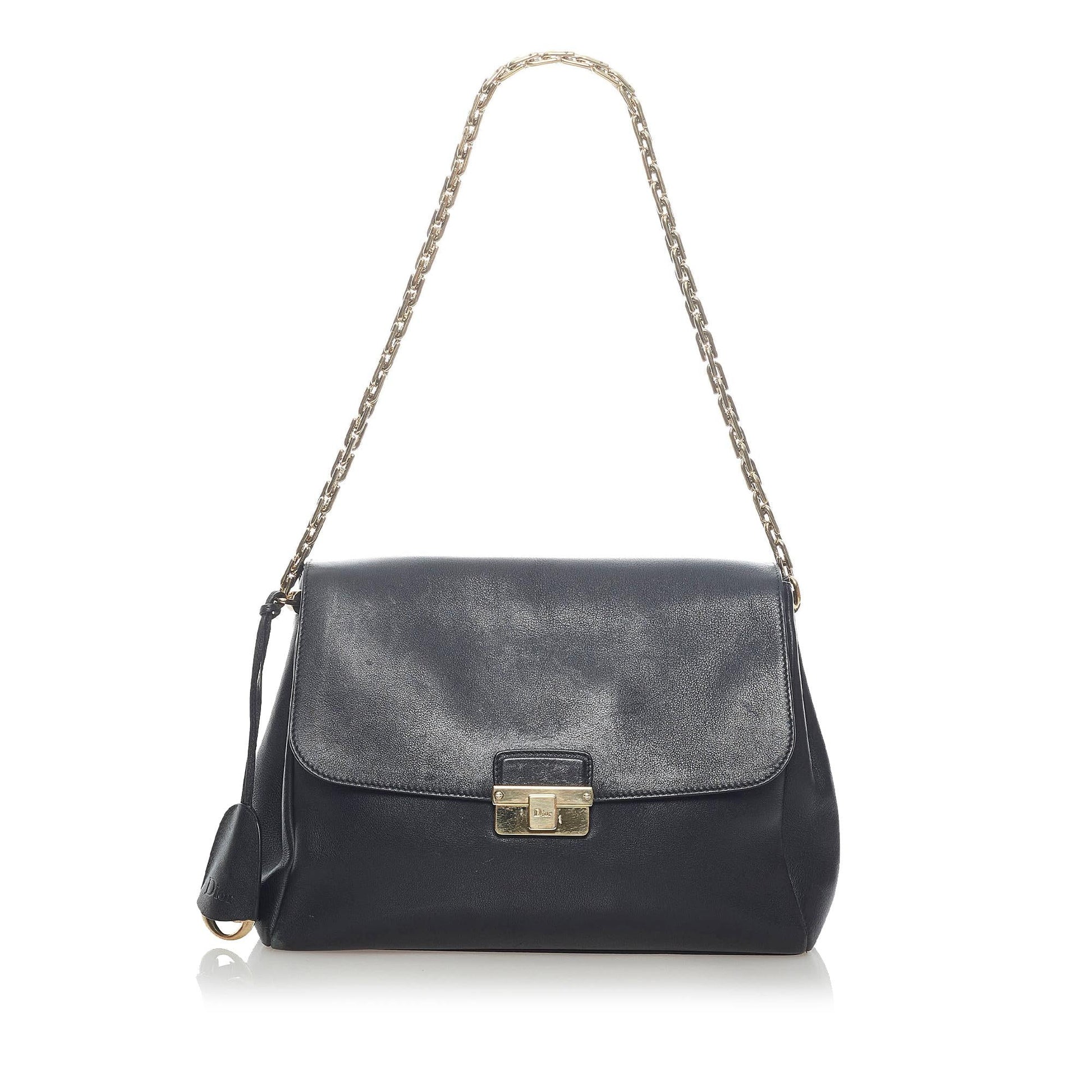 Dior ling Shoulder Bag Shg Leather