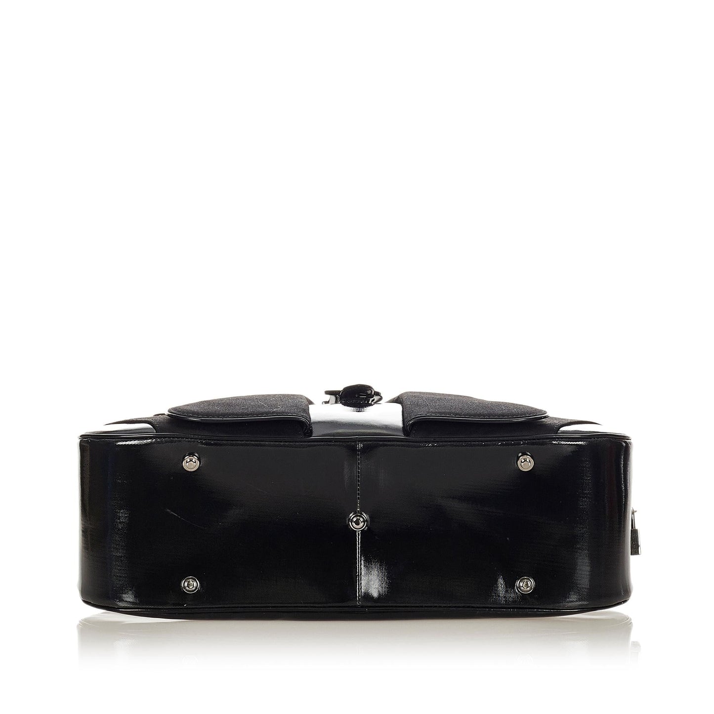 Dior Chanel Double Saddle Dome Bag Shg Nylon Shoulder Bag