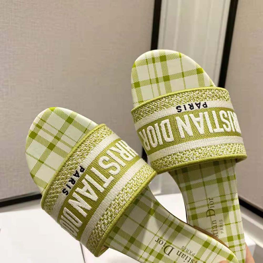 Dior Dway Lime N Handbag Travel Bag