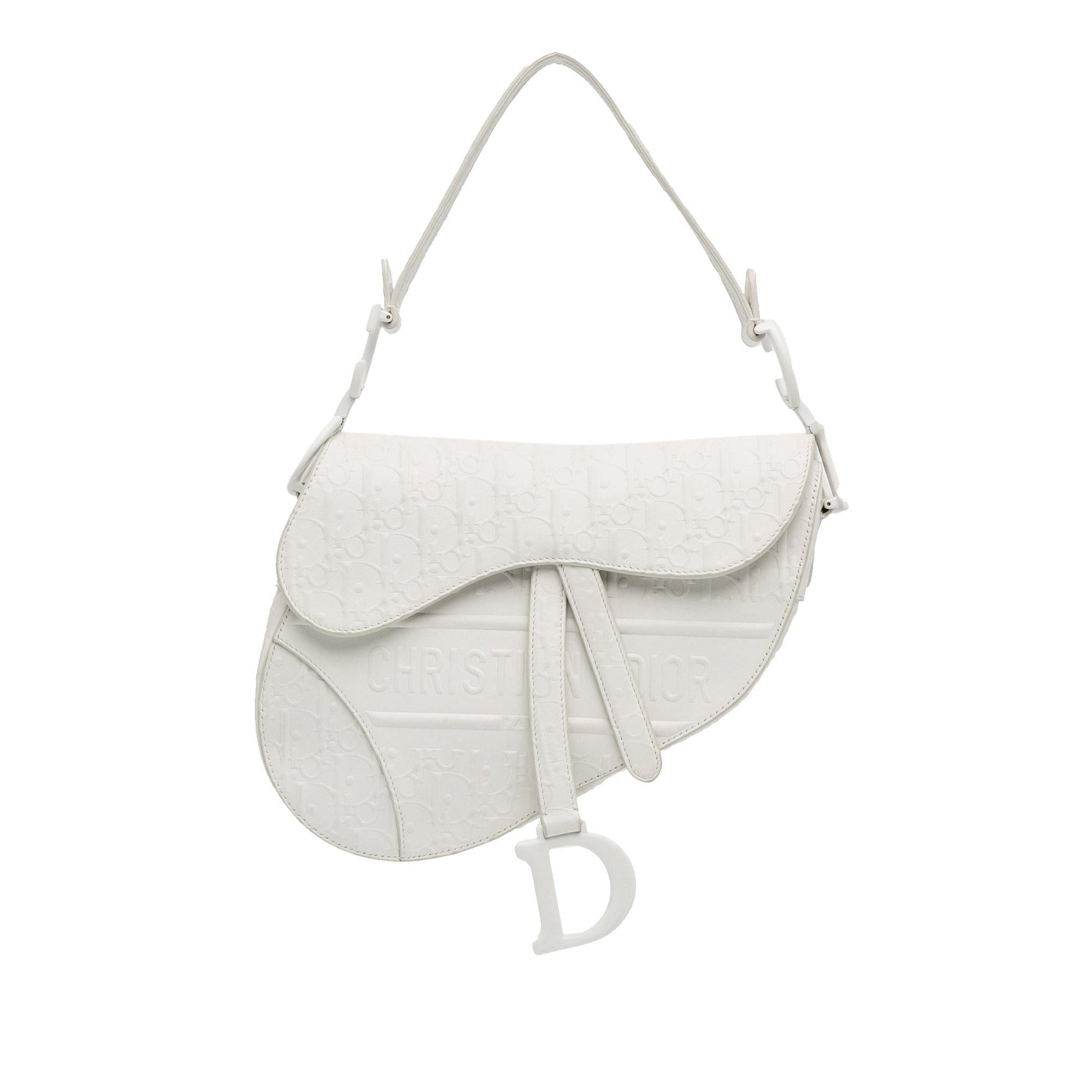Dior Oblique Saddle Bag Shg Hixcgh Leather Embossed Shoulder Bag