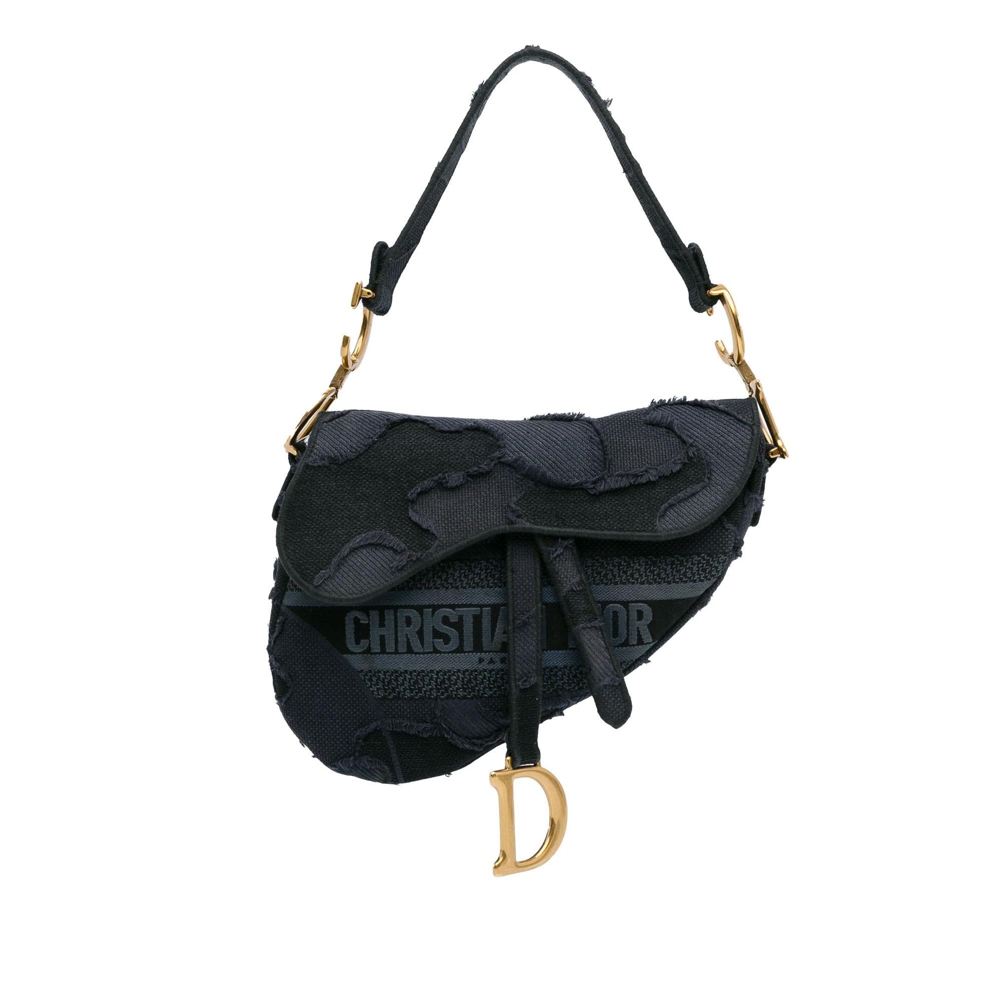 Dior Camouflage Saddle Bag Shg Wvlzij Embroidered Shoulder Bag