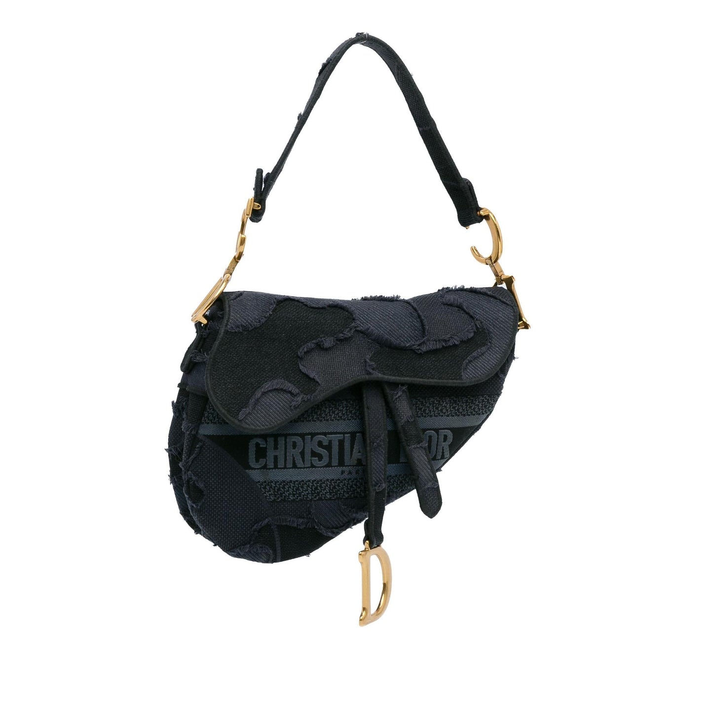 Dior Camouflage Saddle Bag Shg Wvlzij Embroidered Shoulder Bag
