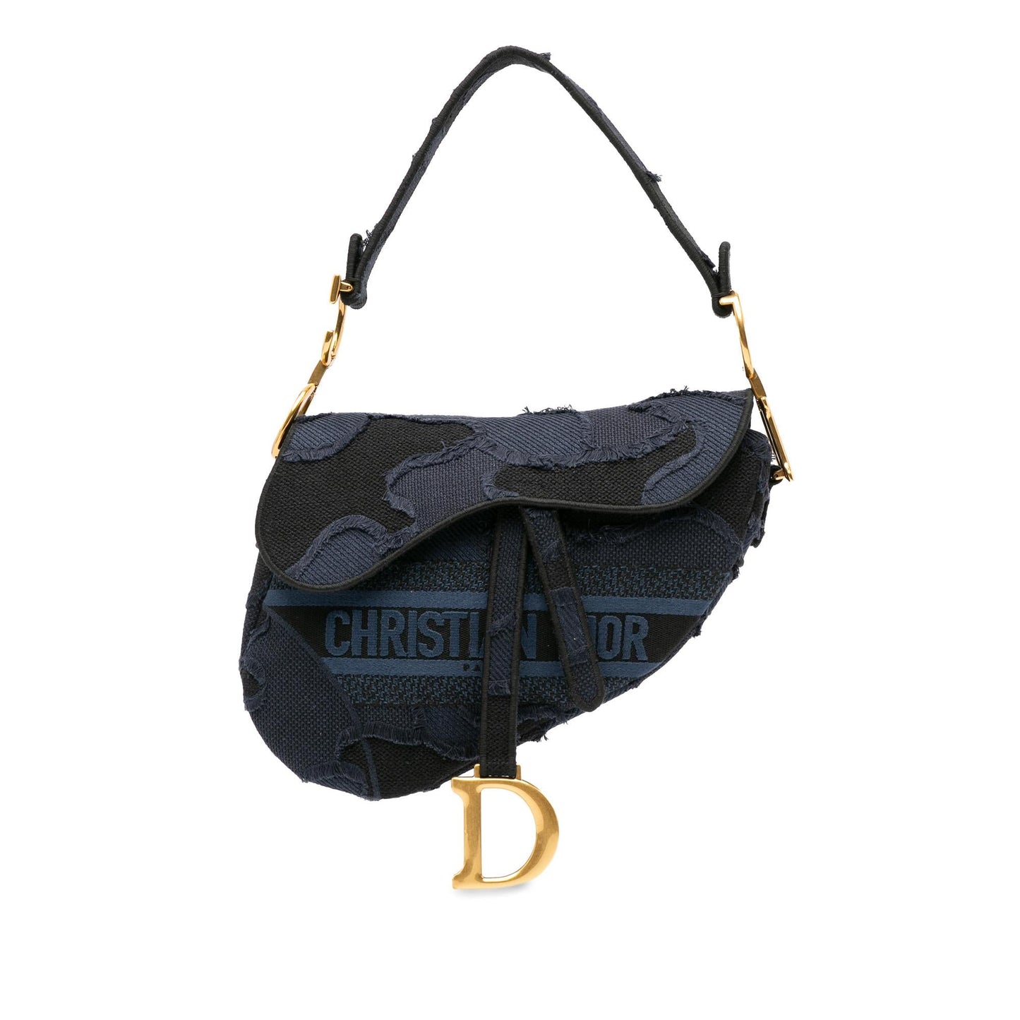 Dior Camouflage Saddle Shg P0Uctf Shoulder Bag Canvas Embroidered