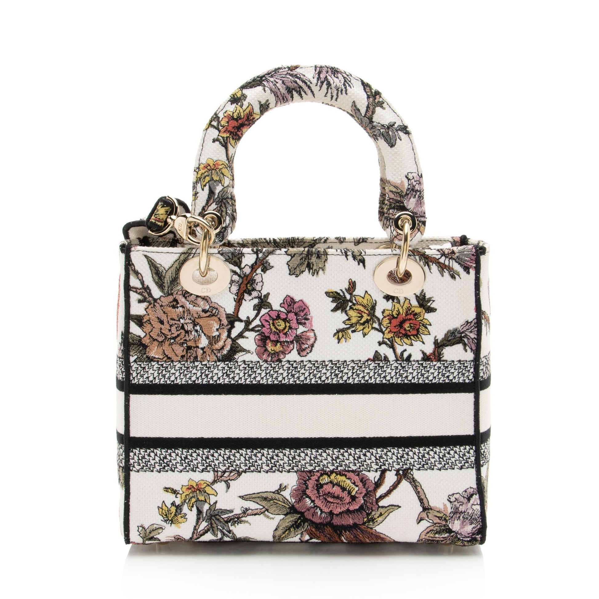 Dior Jardin Botanique Lady Lite Tote Medium Embroidered Tote Bag