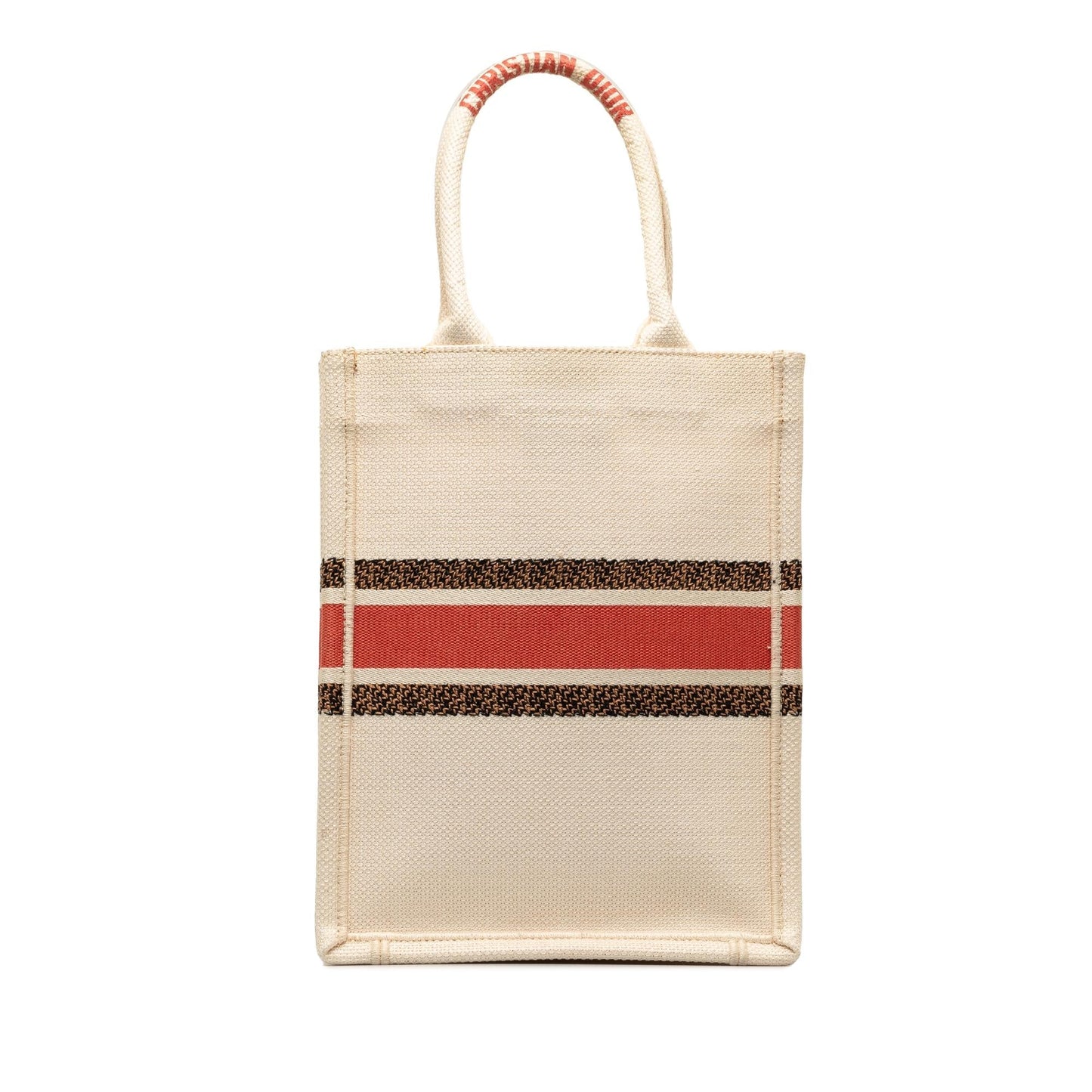Dior Fleurs Bibliques Embroidery Vertical Book Tote Tote Bag