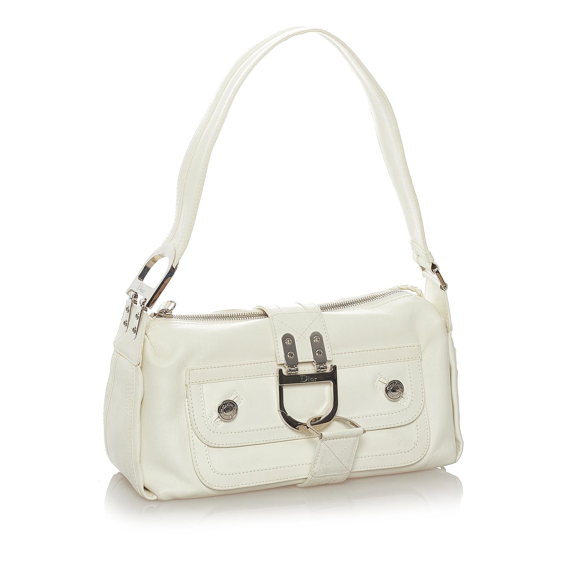 Dior Flight Shoulder Bag Shg Leather