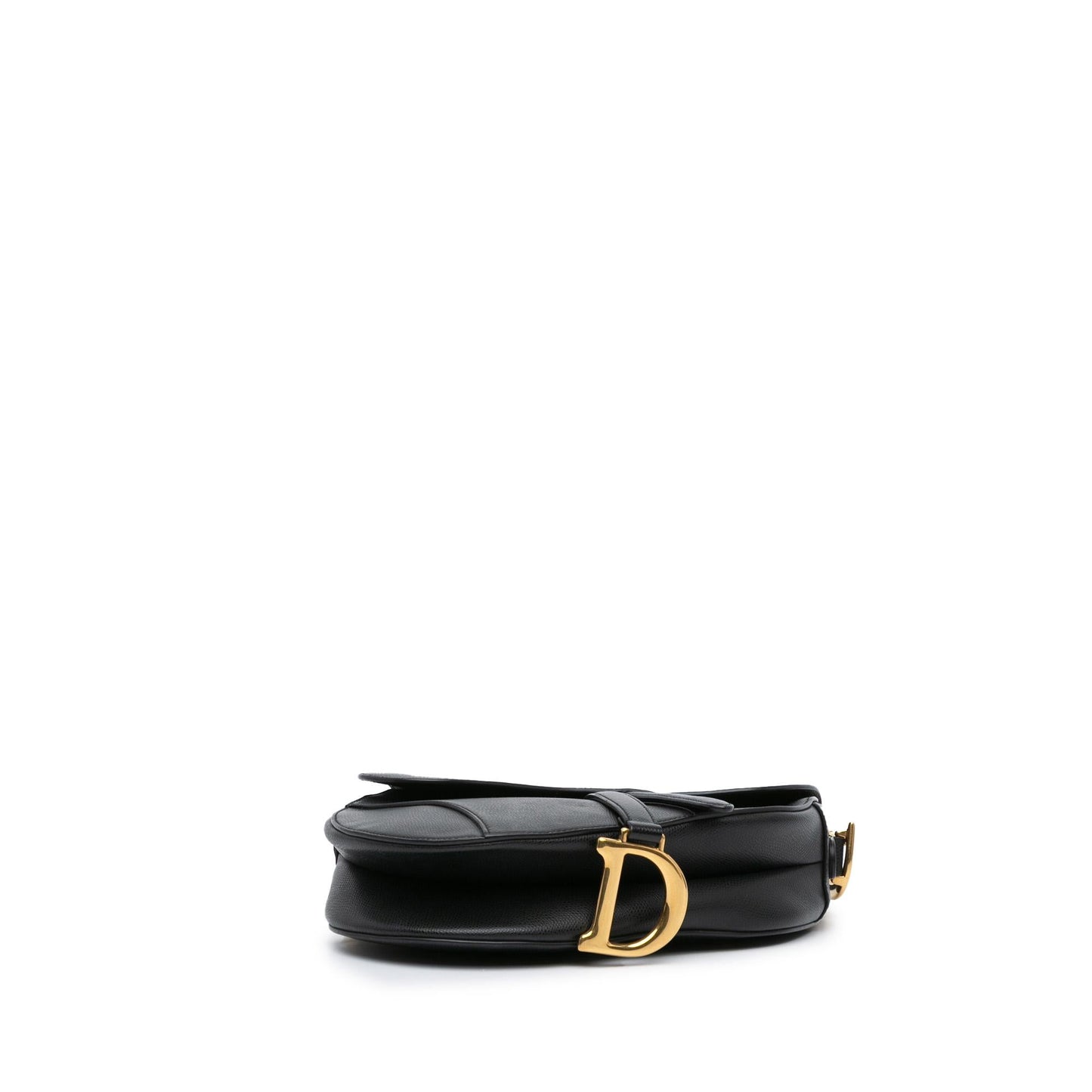 Dior Grained Calfskin Saddle Bag Shoulder Bag