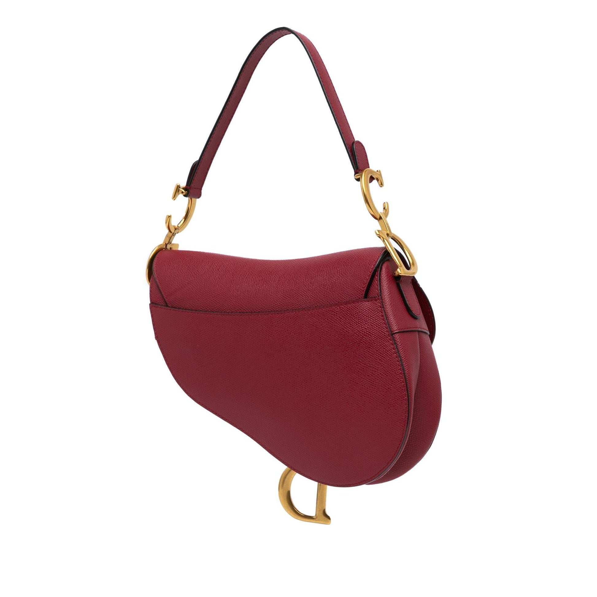 Dior Grained Calfskin Saddle Bag Shoulder Bag Calfskin Saddle Bag