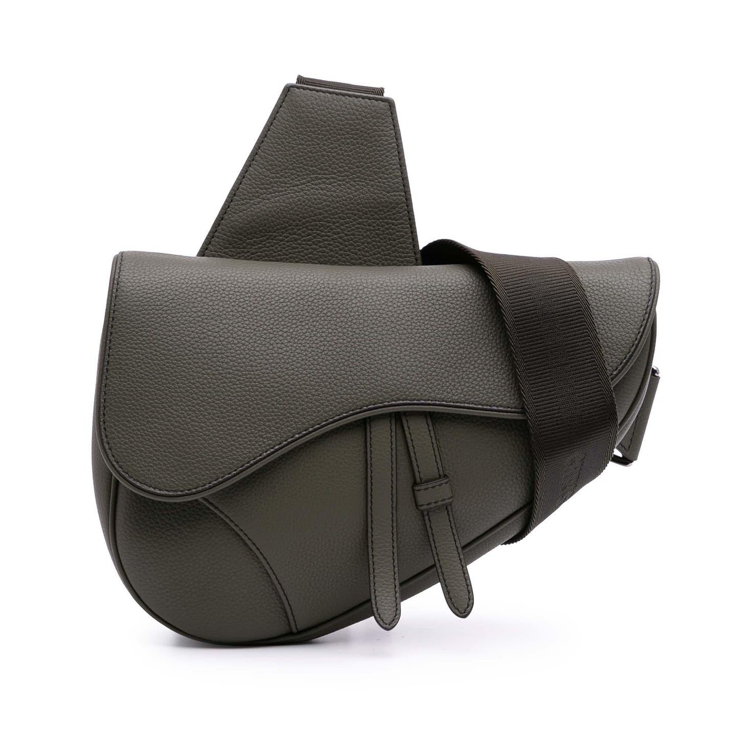 Dior Grained Calfskin Saddle Bag Crossbody Bag Saddle Bag 3