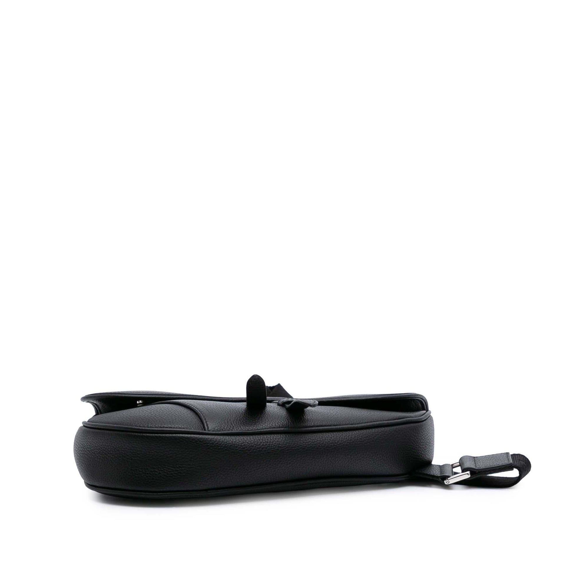 Dior Grained Calfskin Saddle Bag Crossbody Bag Saddle Bag 7