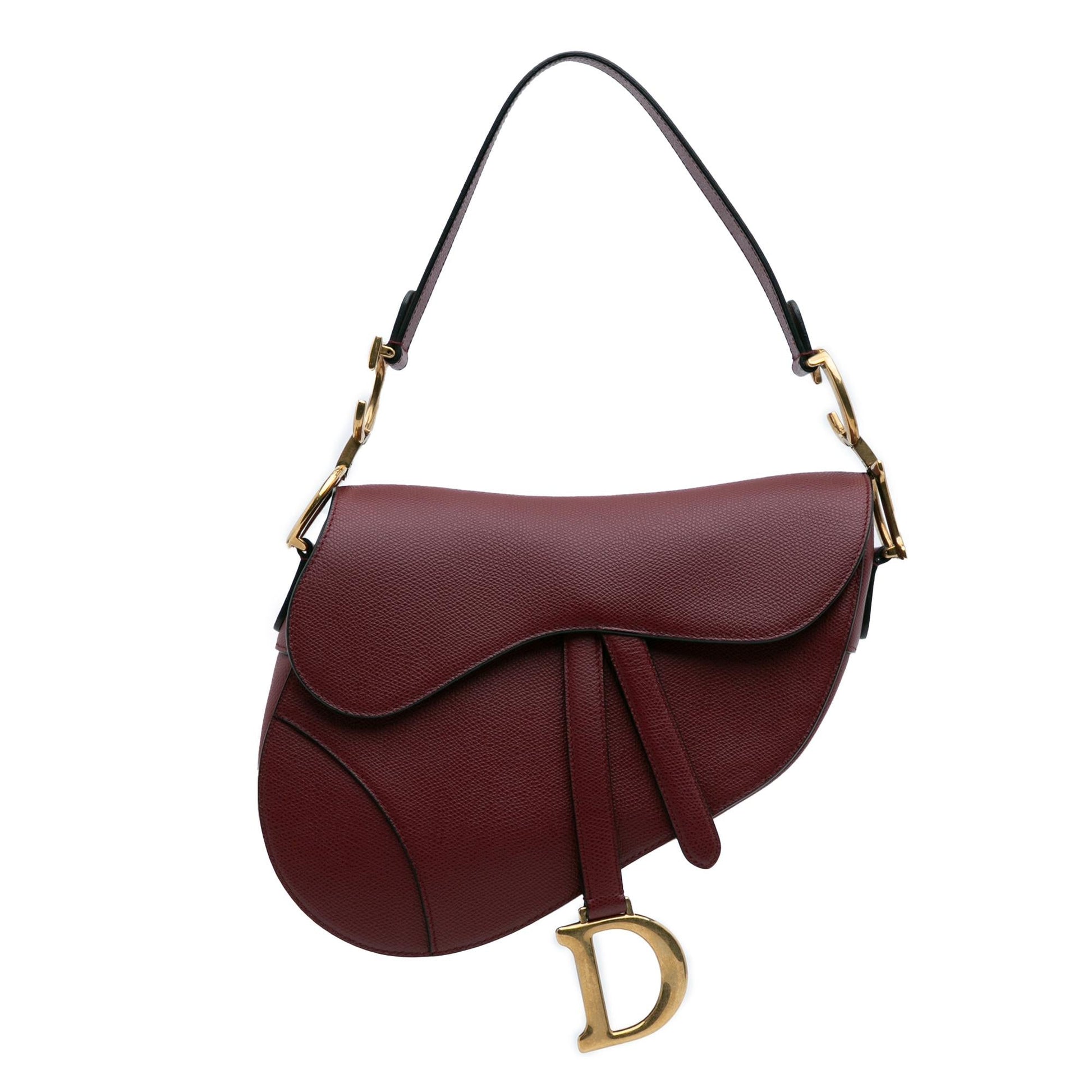 Dior Grained Calfskin Saddle Bag Shoulder Bag Saddle Bag 8