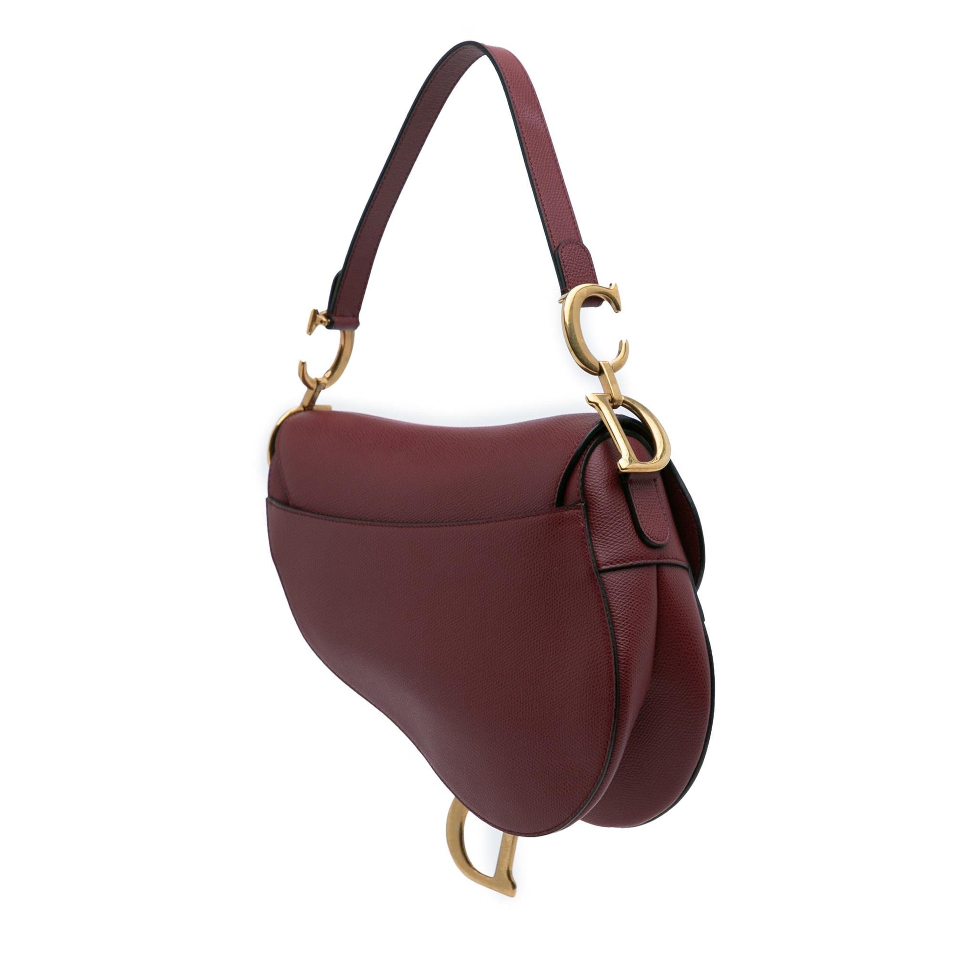Dior Grained Calfskin Saddle Bag Shoulder Bag Saddle Bag 8